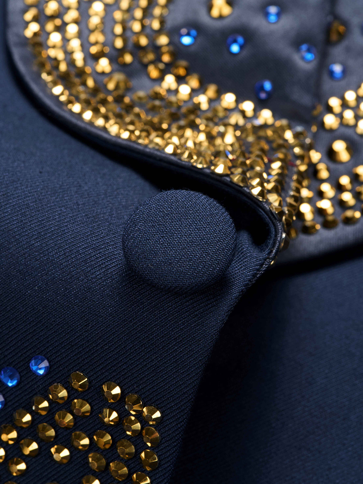 Elegant Men's Shawl Lapel Beaded Trim 3 Piece Suit Set for Formal Events