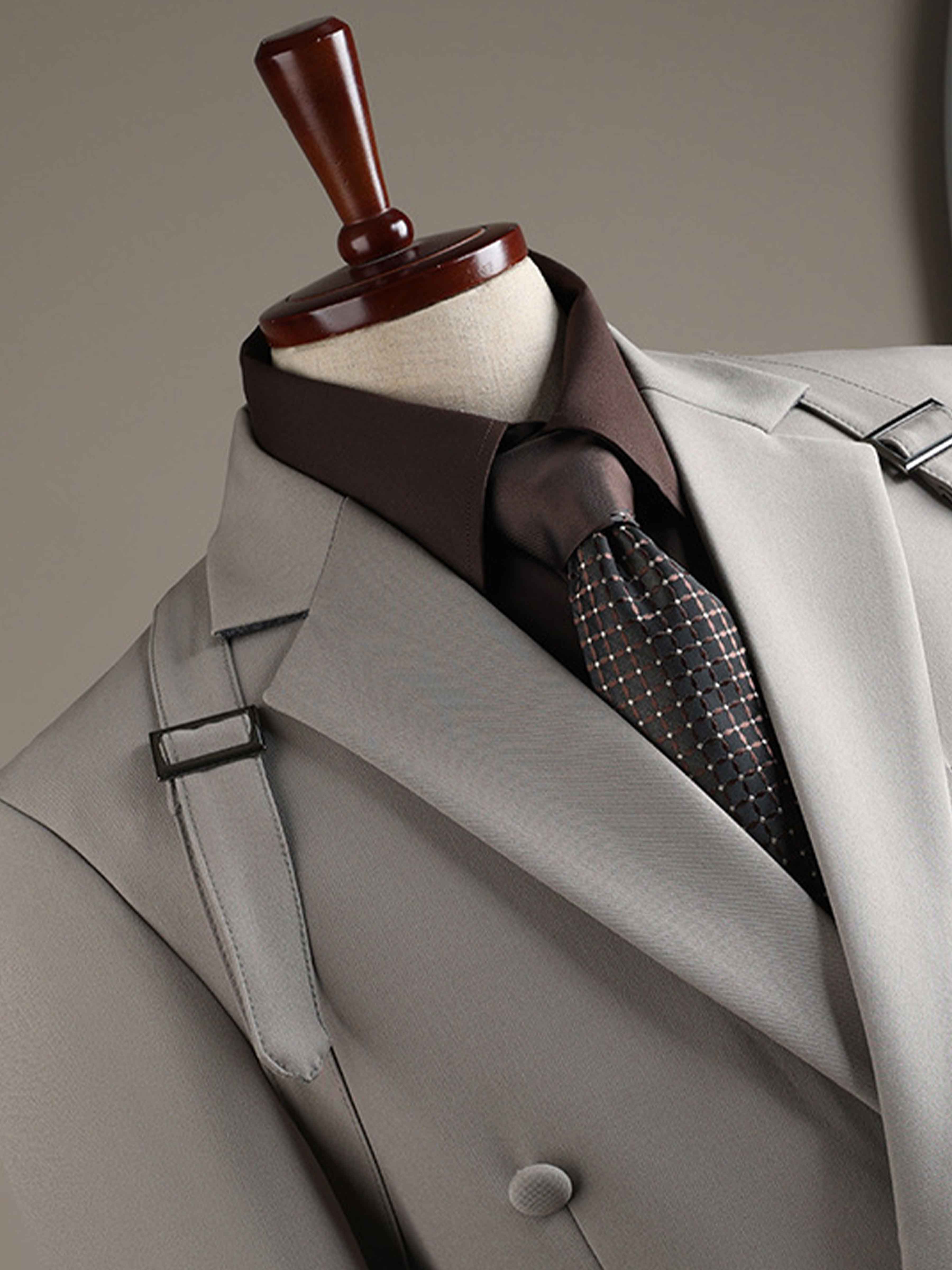 Sophisticated Men's Double Breasted 2 Pieces Formal Suits