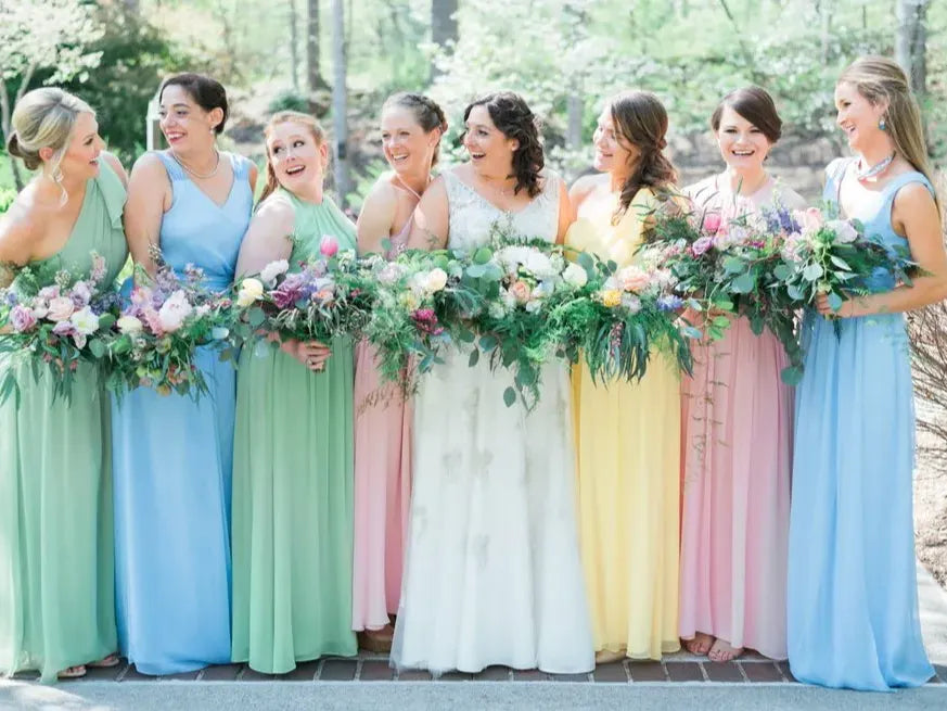 mismatched bridesmaid dress