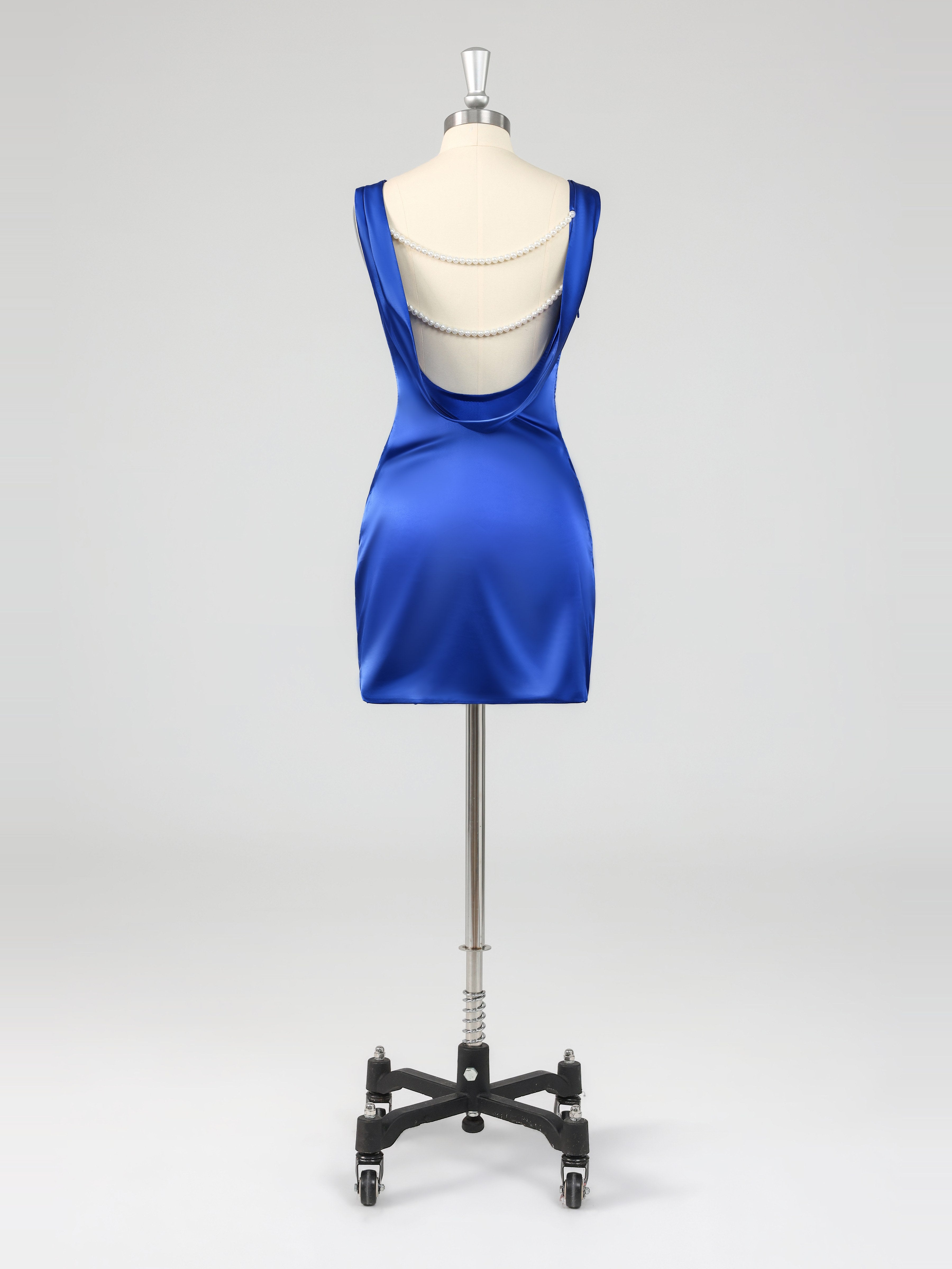 Chic Strapless Ruched Mini Cocktail Dresses