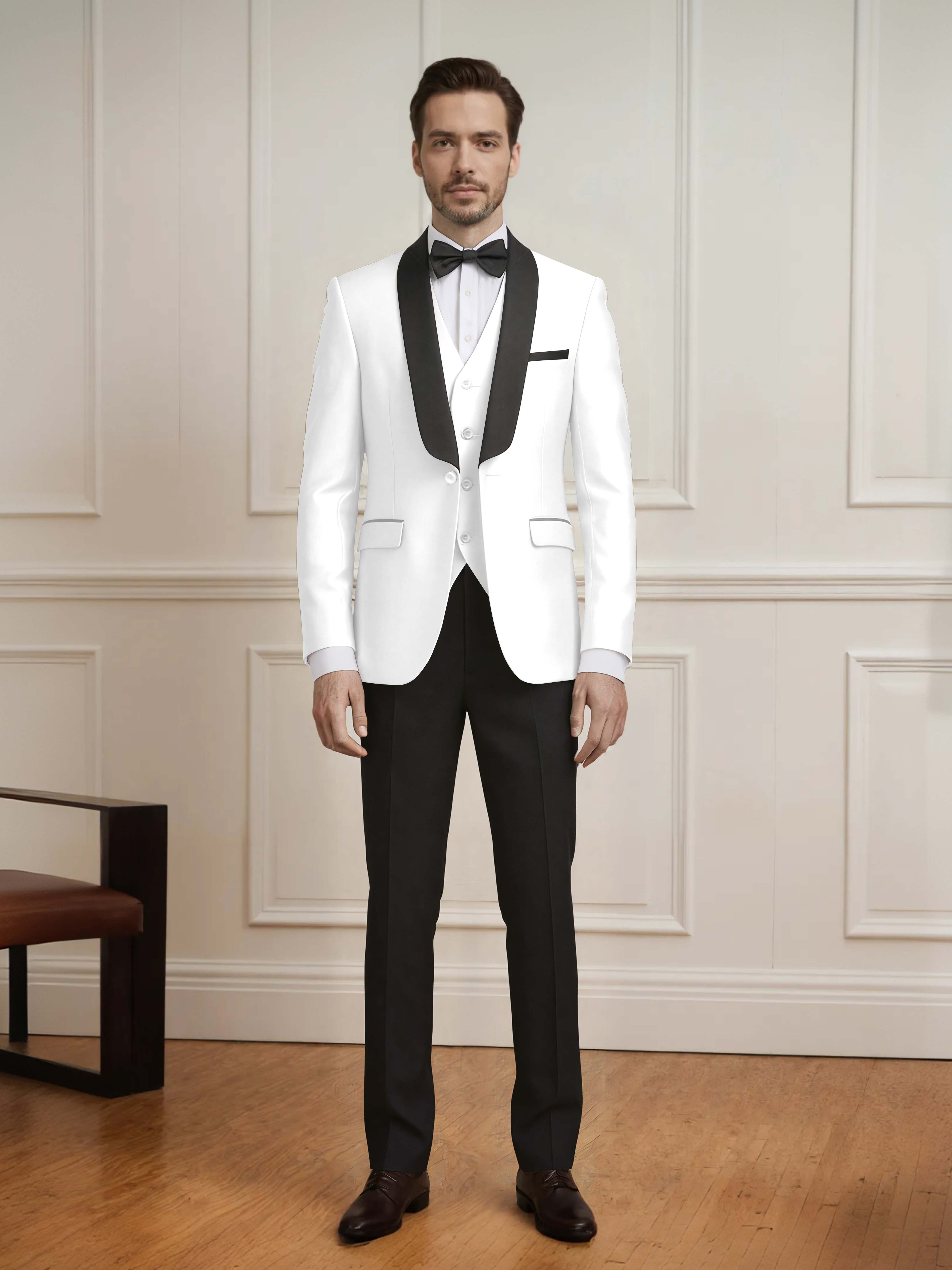 Exquisite Men's One Button 3 Pieces Formal Guest Suits