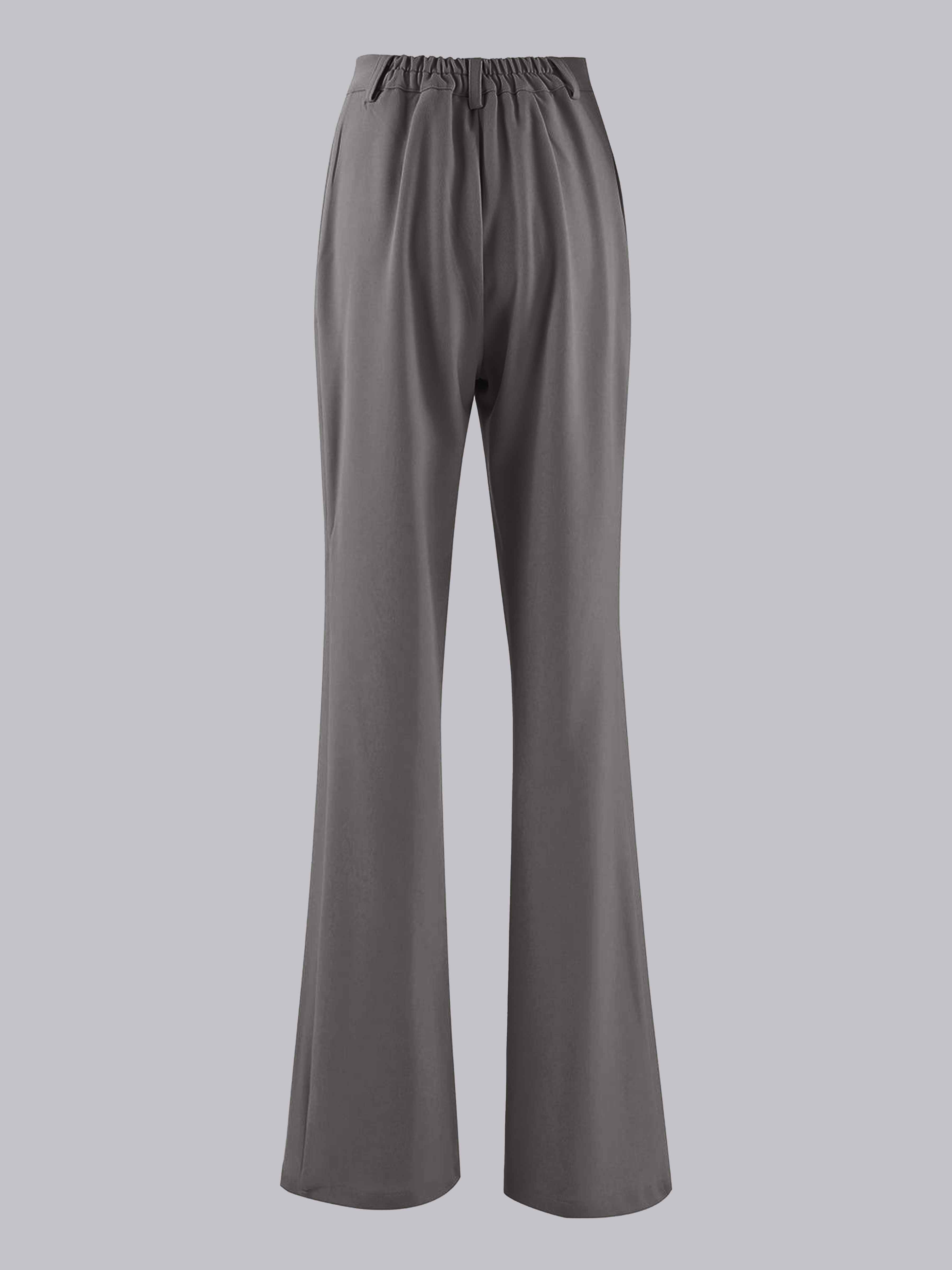 Fashionable Women's Slim Fit Flared Trousers
