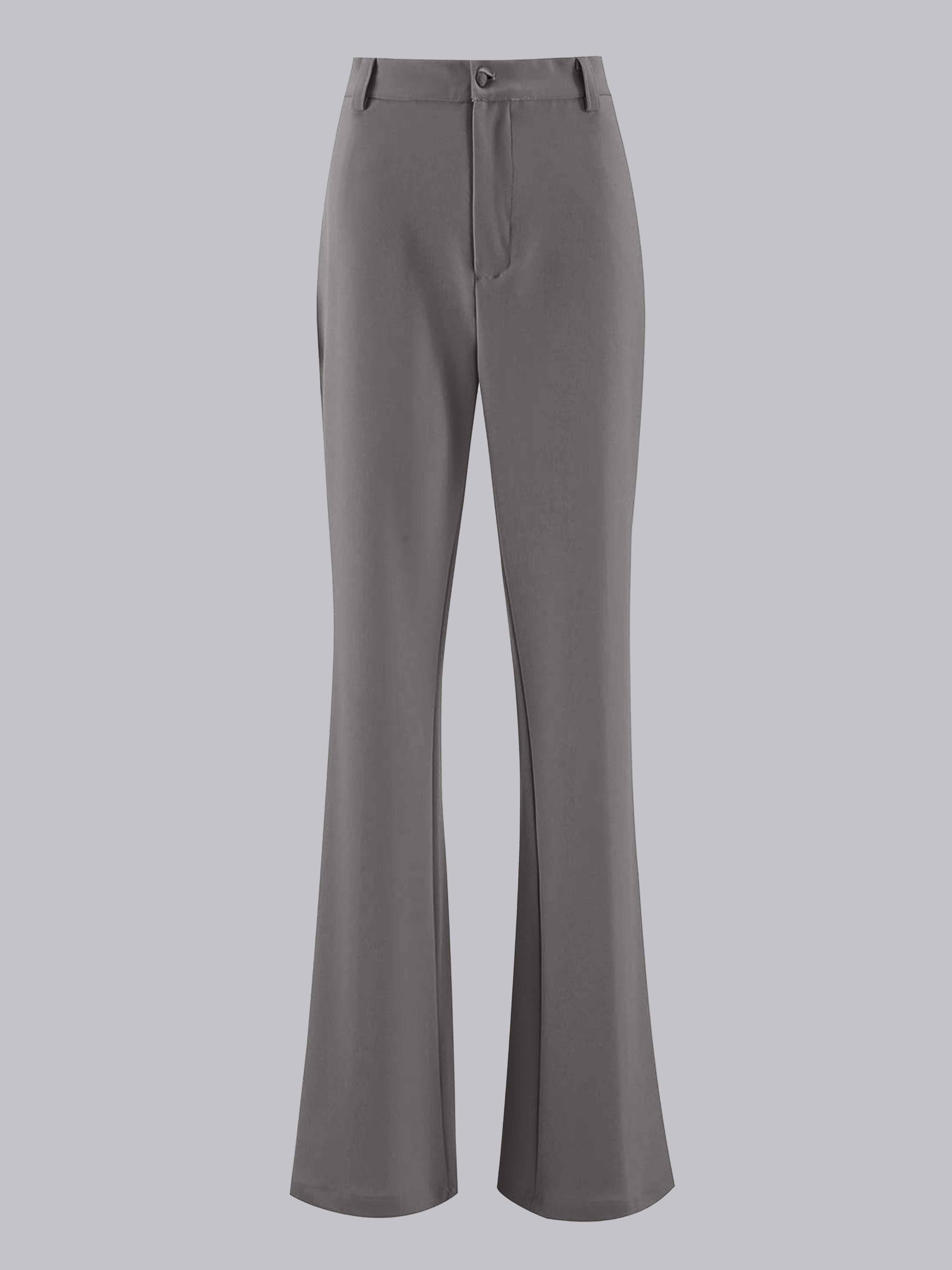 Fashionable Women's Slim Fit Flared Trousers
