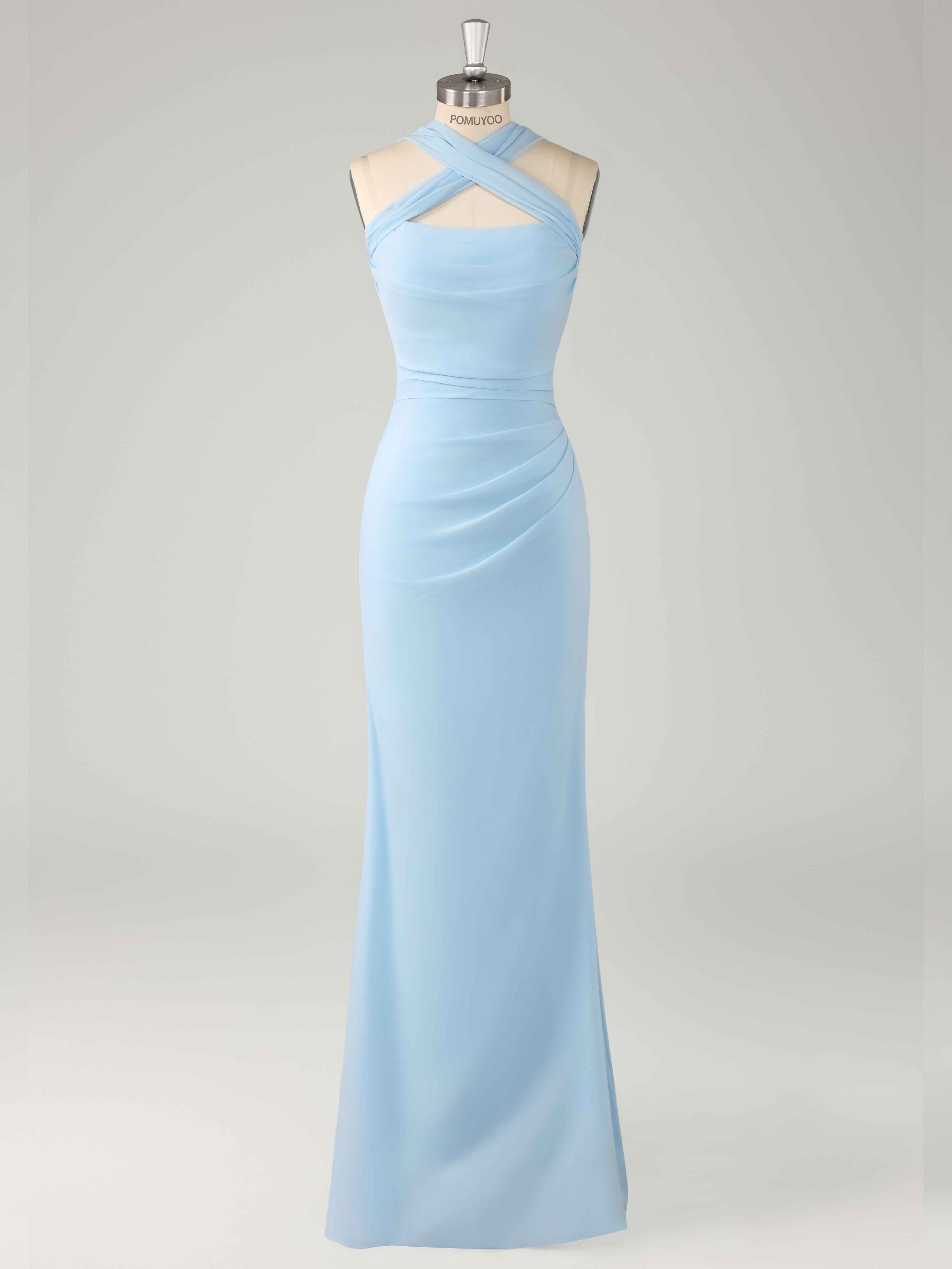 Jessamine Gorgeous Mermaid Strapless Multiway Long Chiffon Formal Dresses