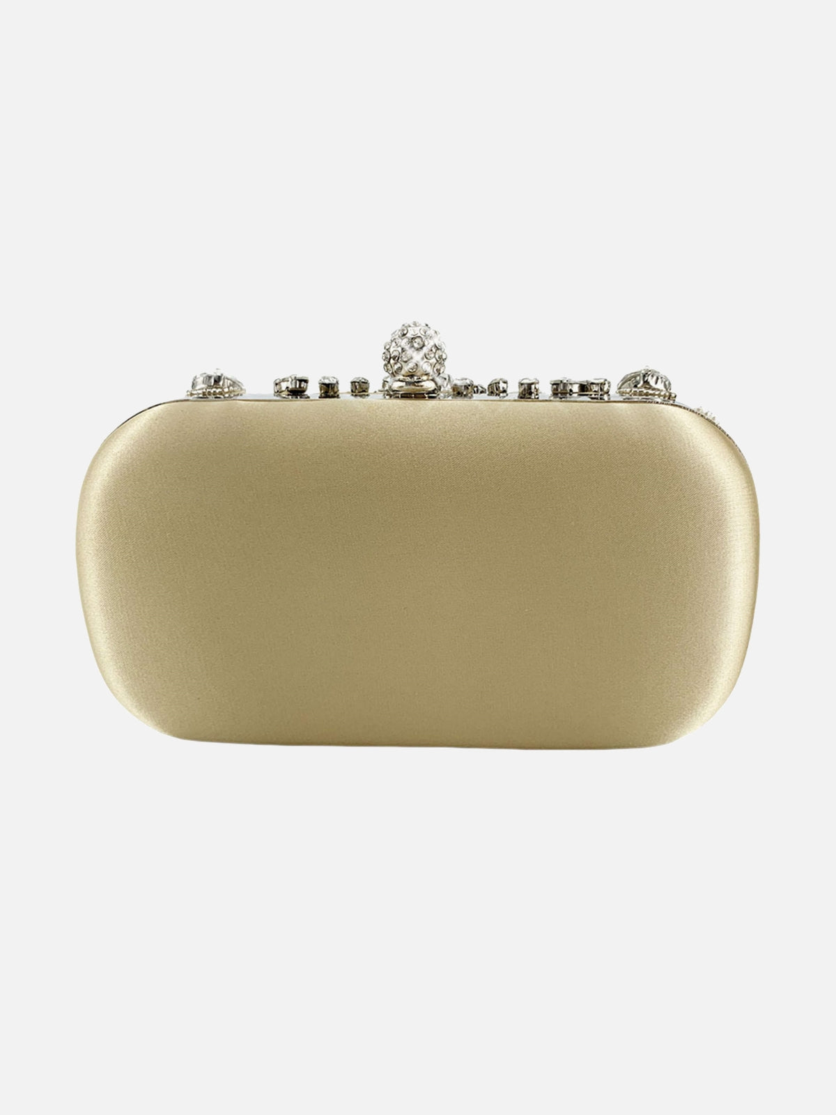 Jeweled Rhinestone Box Clutch for Parties