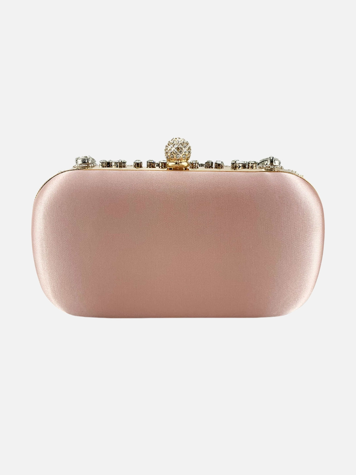 Jeweled Rhinestone Box Clutch for Parties