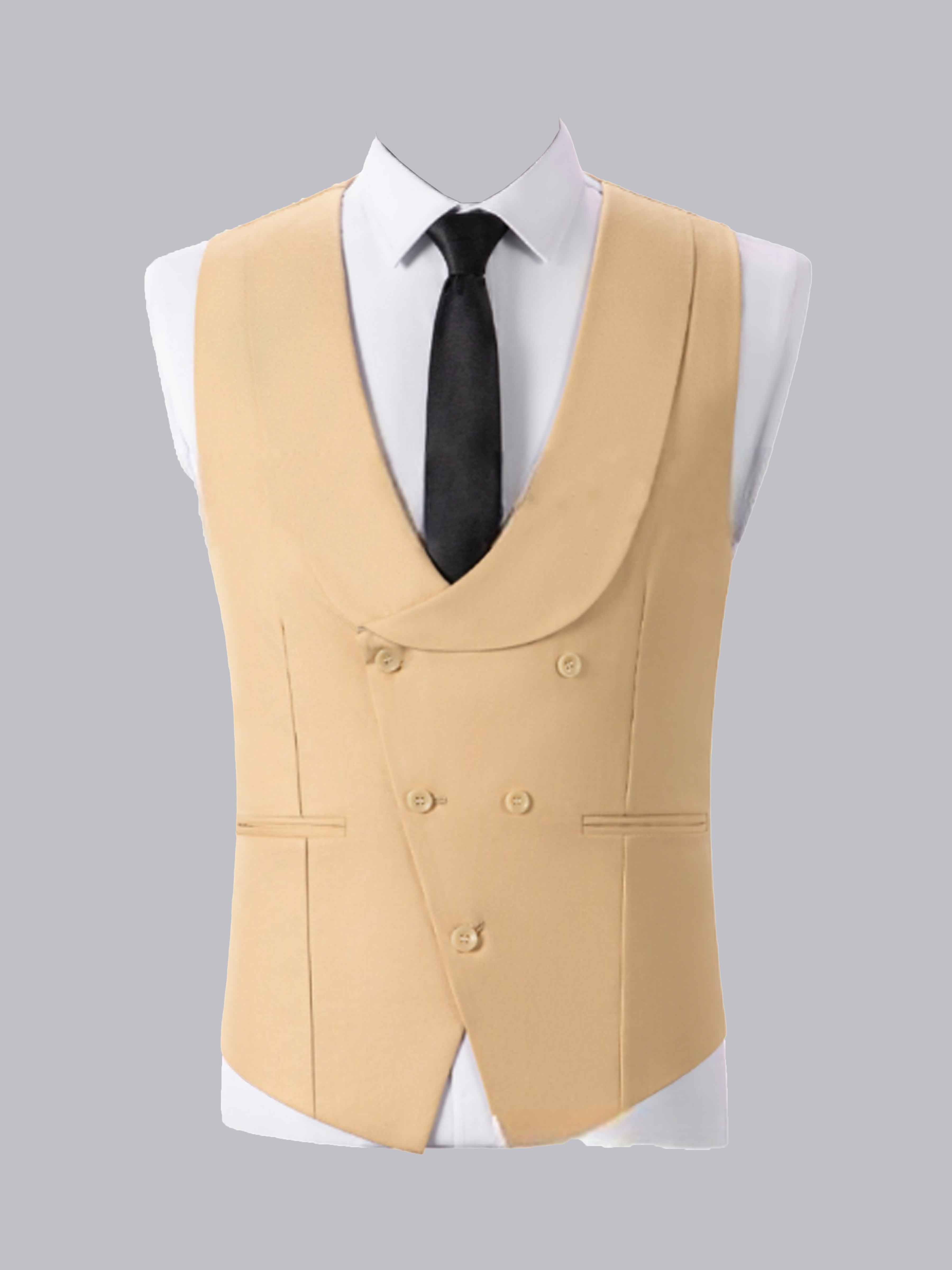 Men's Classic Slim Fit Five-buttons Formal Vest