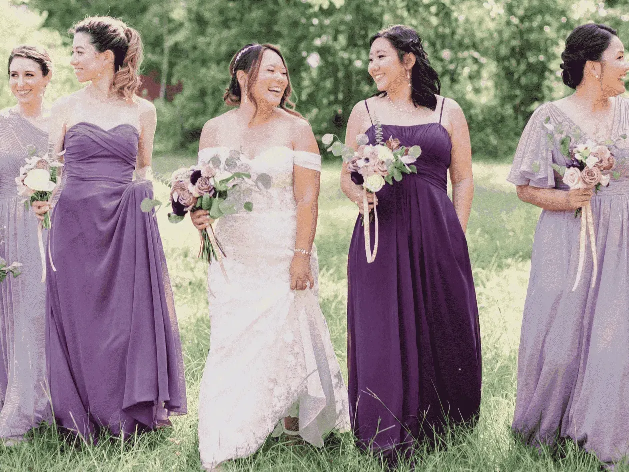 mismatched bridesmaid dress
