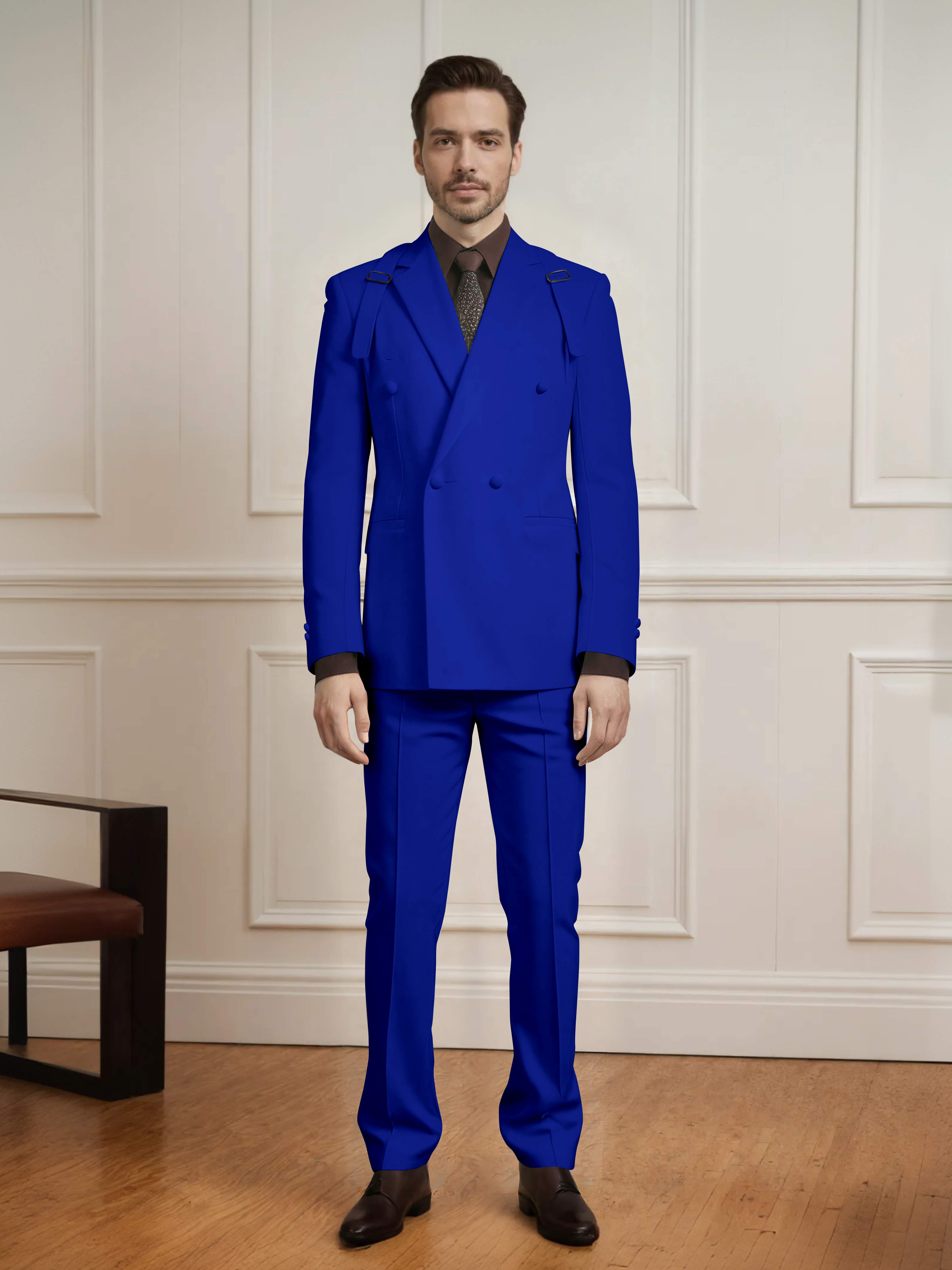 Modern Classic Men's Double Breasted 2 Pieces Suits