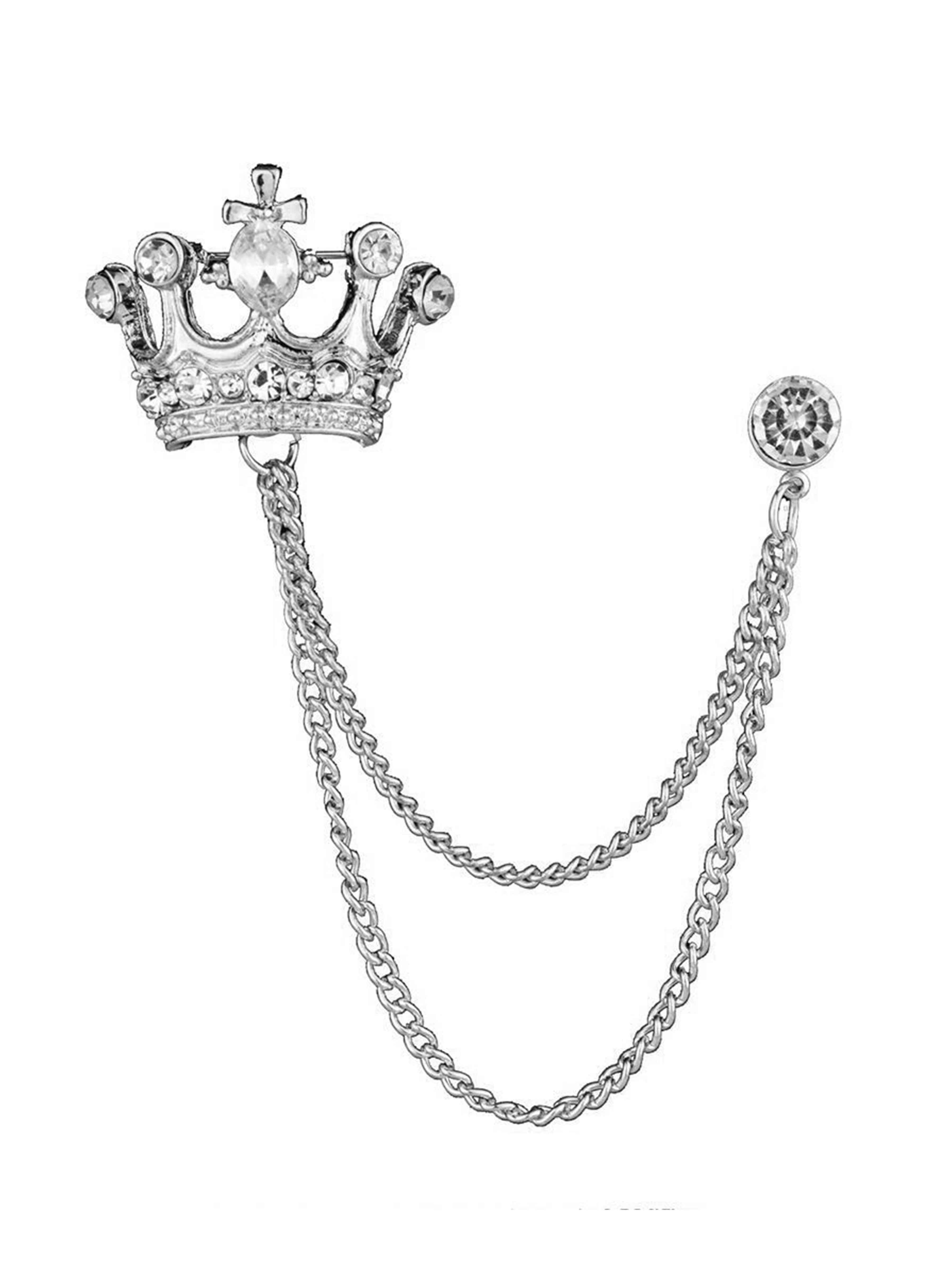 Modern Sliver Men's Brooches & Lapel Pins