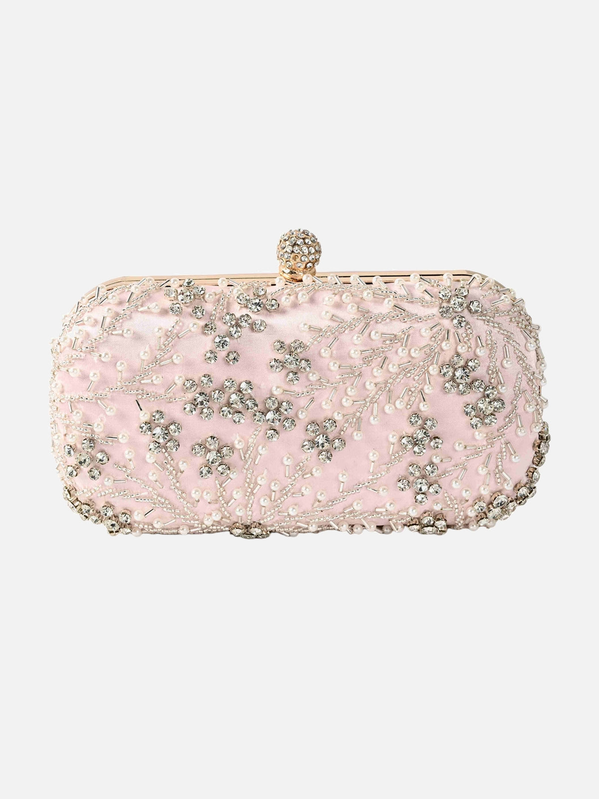 Pearl Beaded Formal Evening Clutch