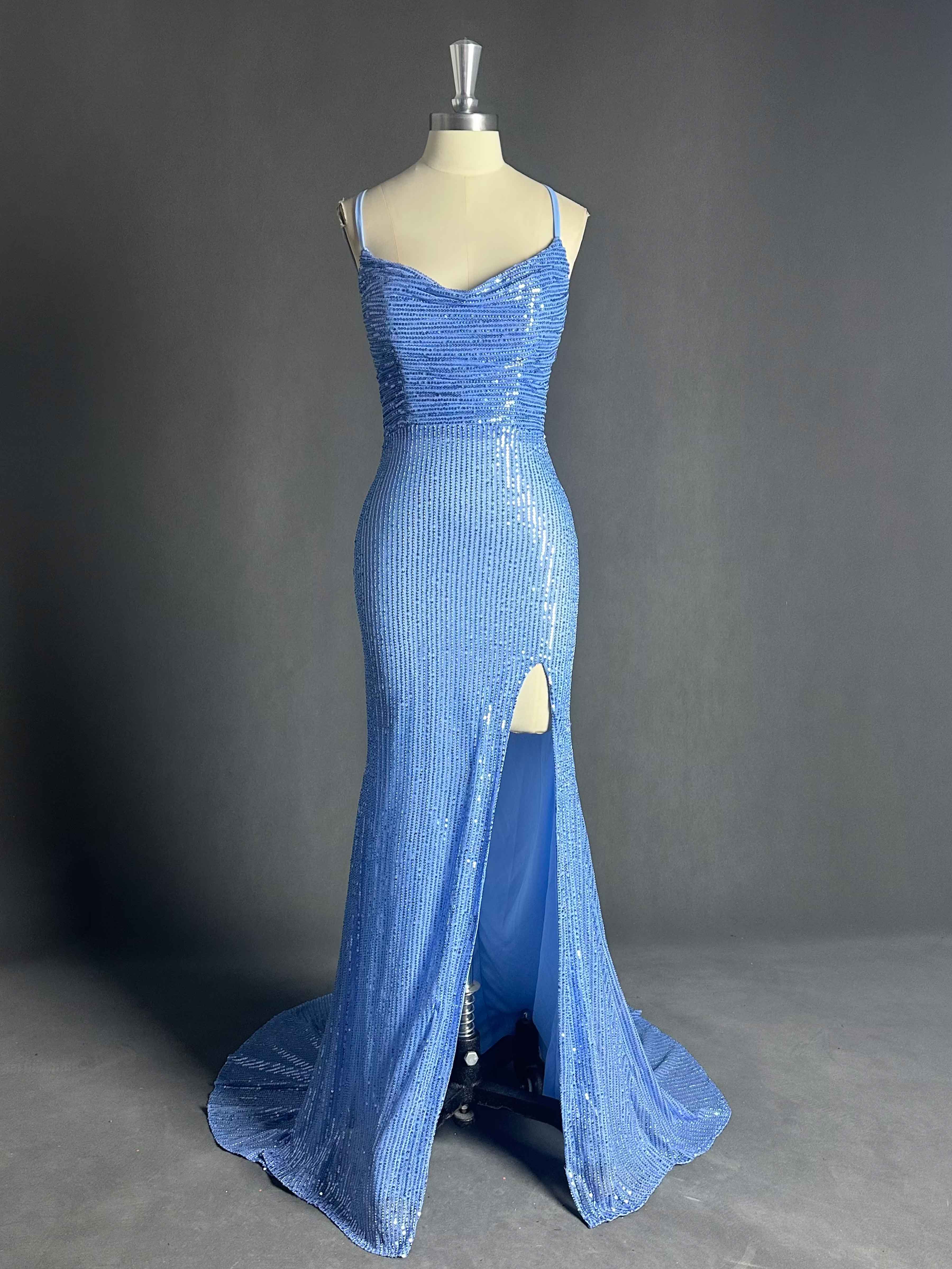 Rebecca Sexy Backless Sequins Maxi Evening Dresses Rebecca Sexy Backless Sequins Maxi Evening Dresses