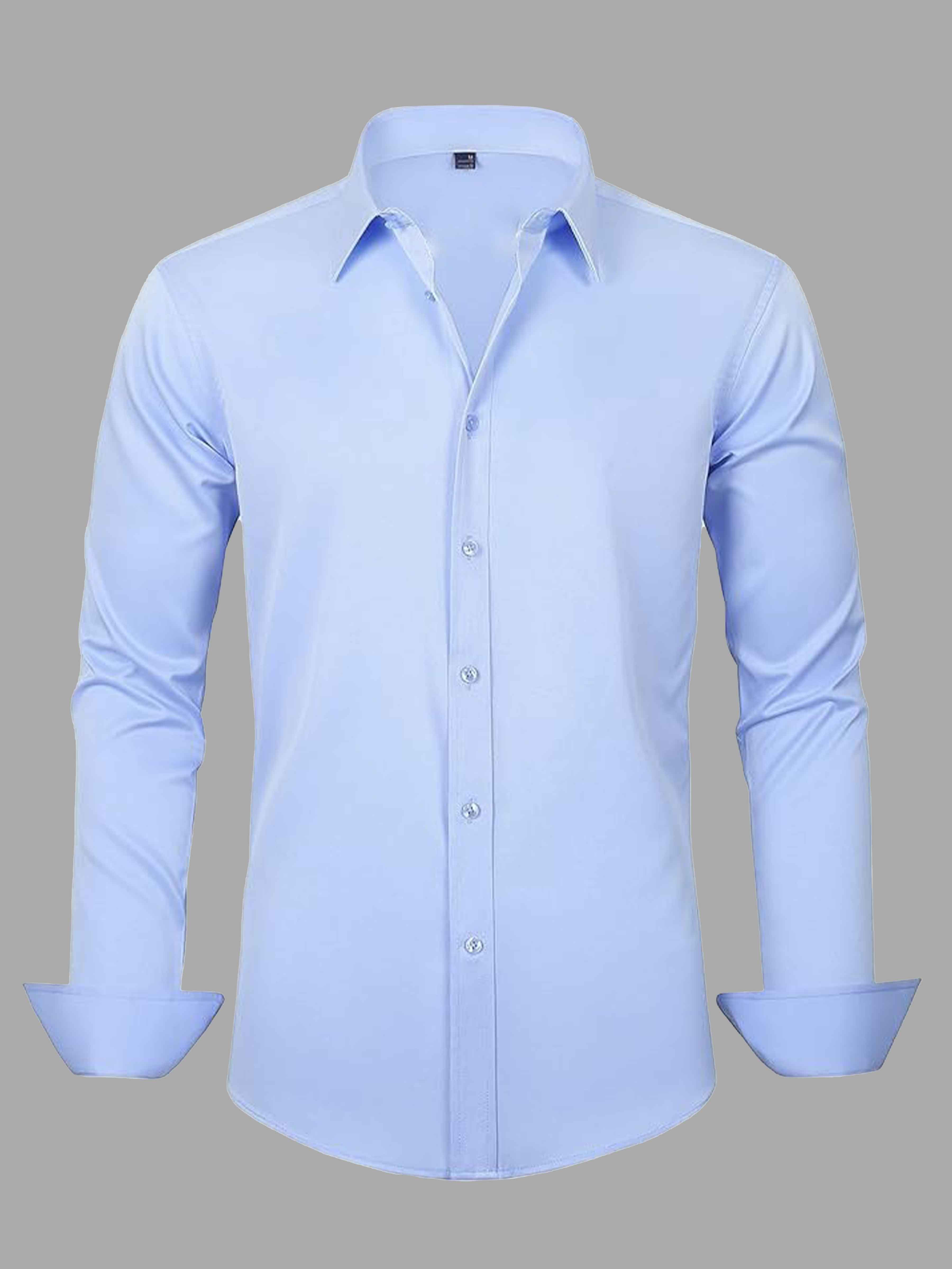 Men's Stretch Non-Iron Dress Shirt for Wedding & Prom