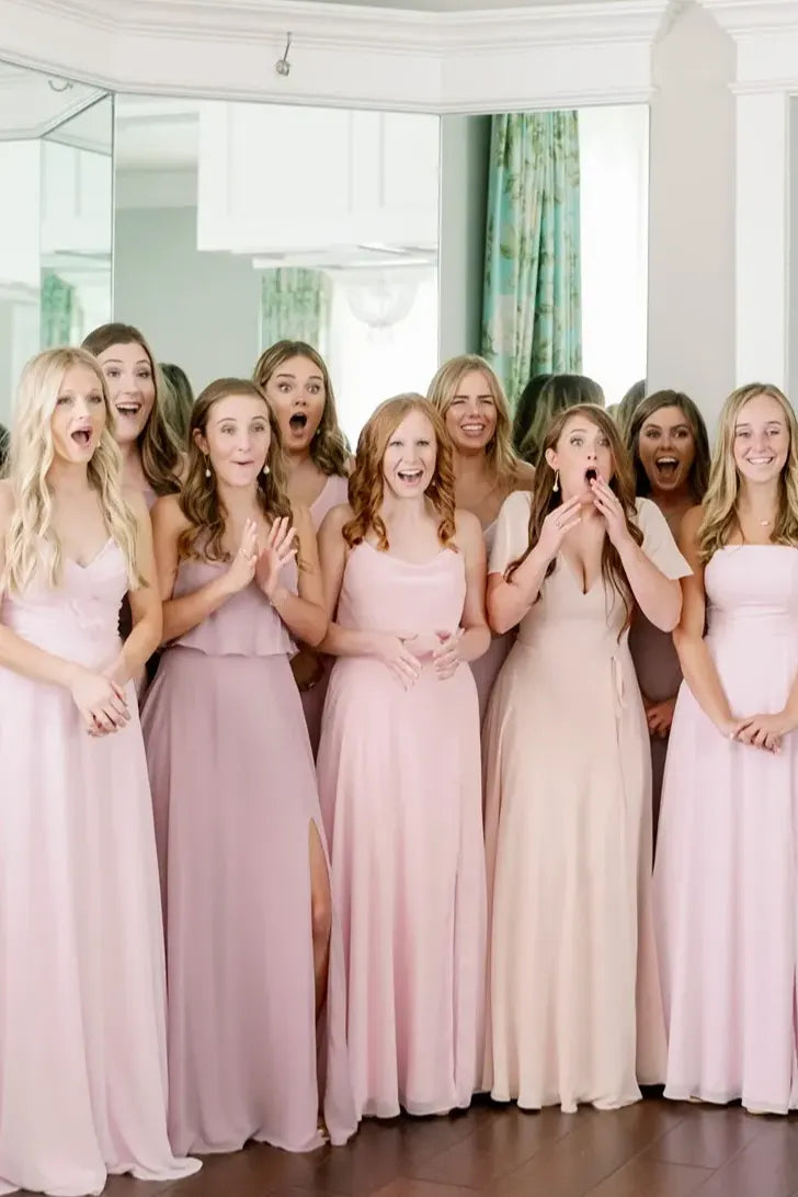 pink bridesmaid dress
