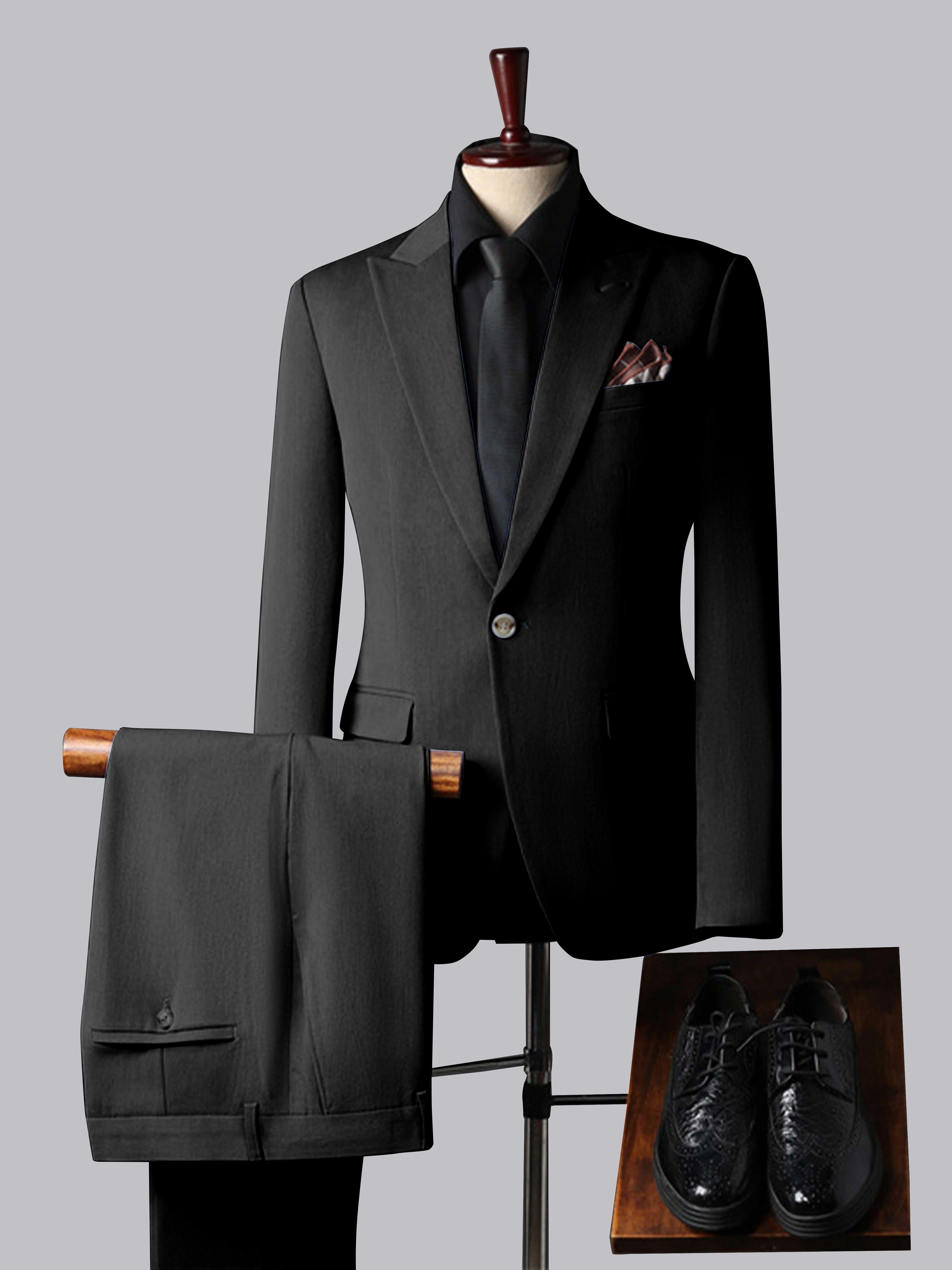 Men's Tailored Fit Single Breasted One-Button 3 Pieces Wedding Suits