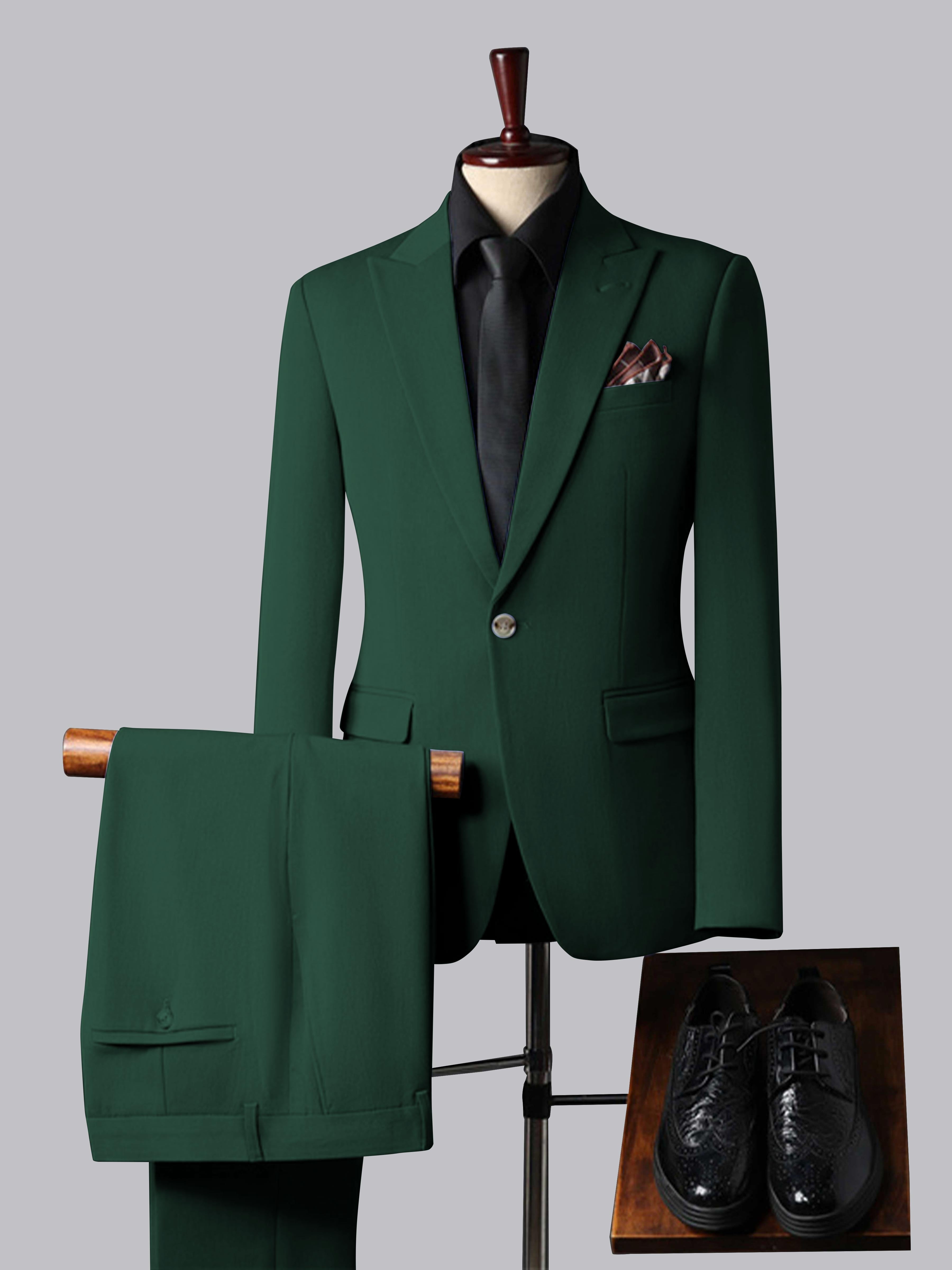 Men's Tailored Fit Single Breasted One-Button 3 Pieces Wedding Suits