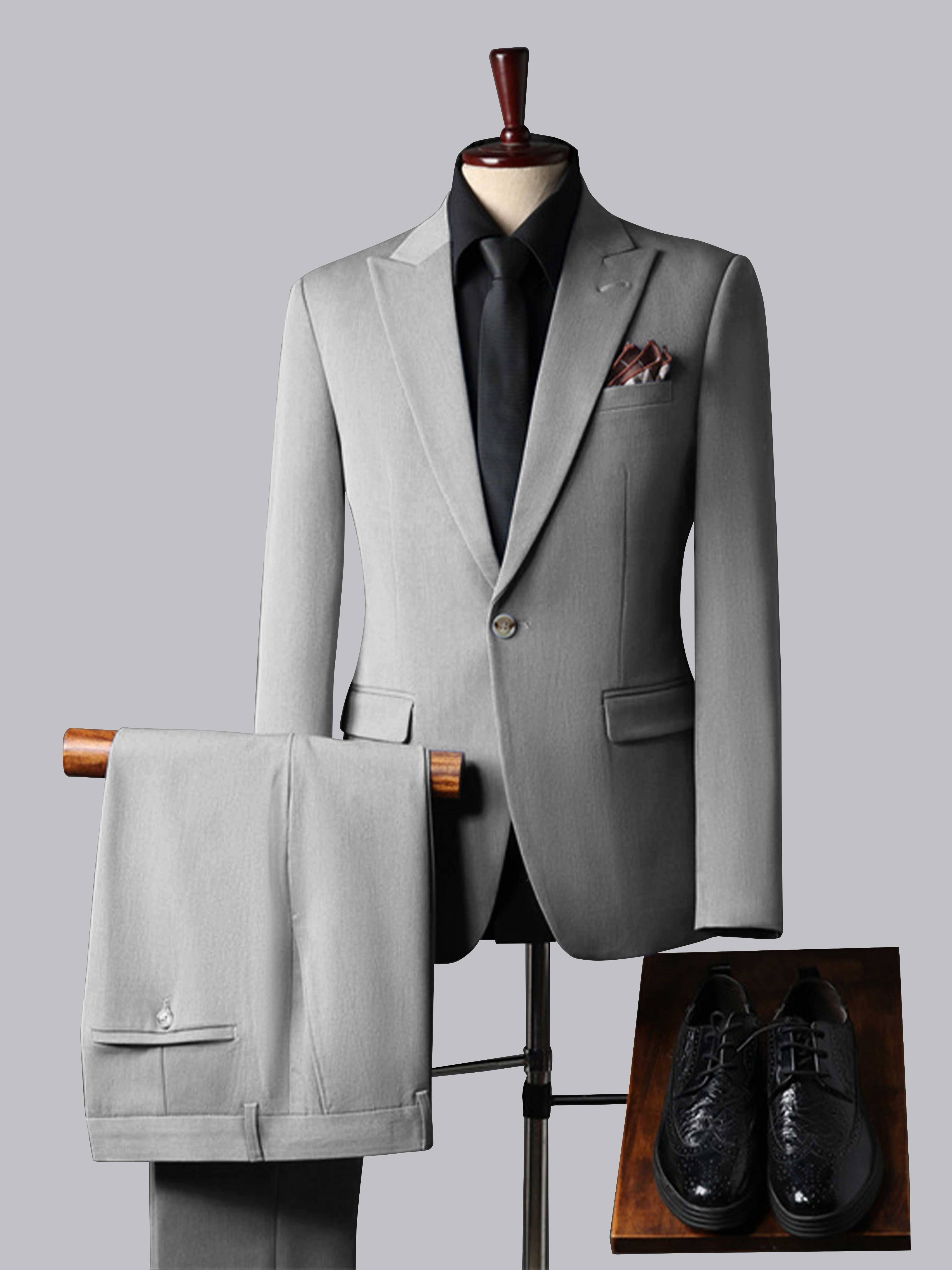 Men's Tailored Fit Single Breasted One-Button 3 Pieces Wedding Suits