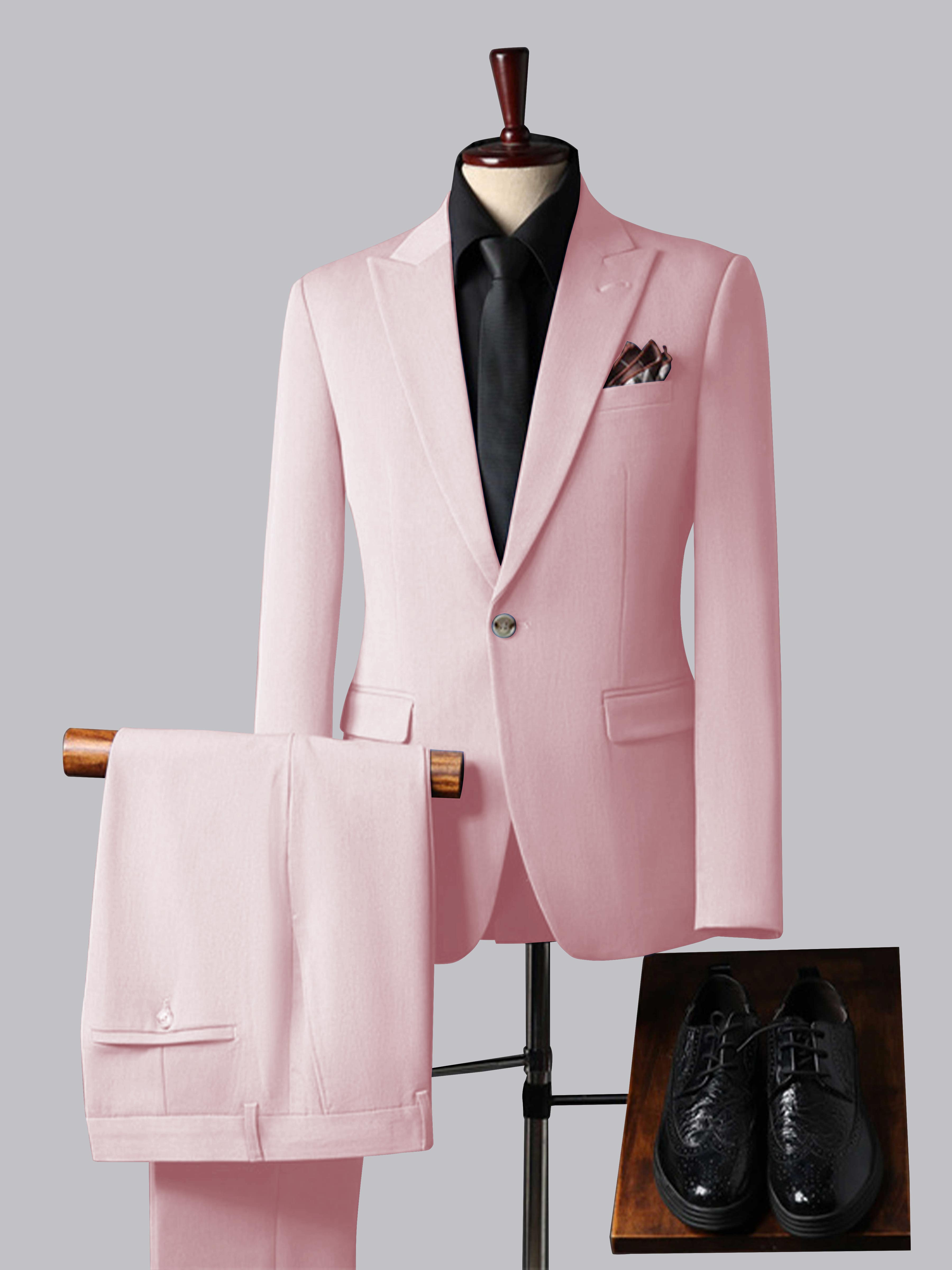 Men's Tailored Fit Single Breasted One-Button 3 Pieces Wedding Suits