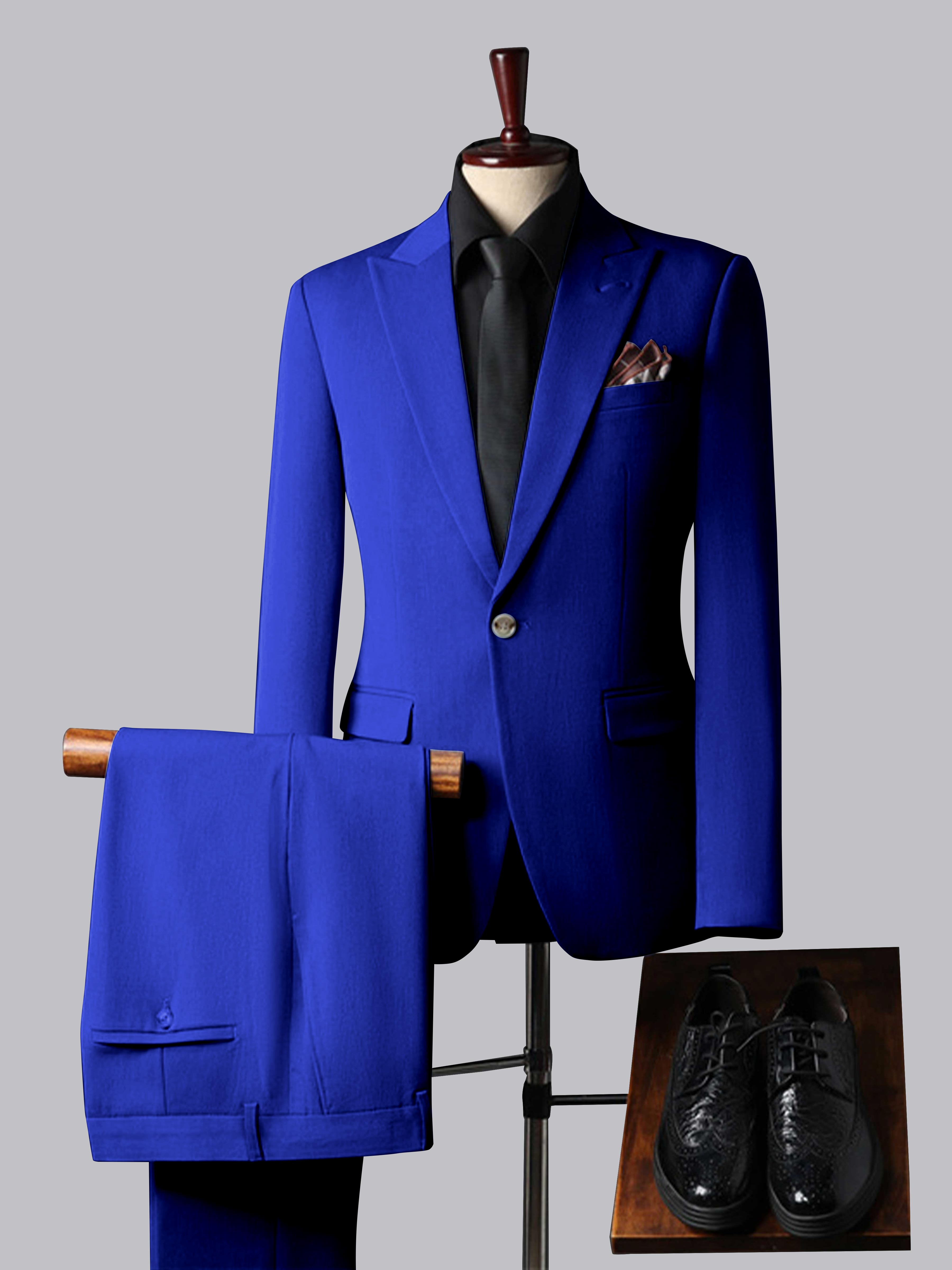 Men's Tailored Fit Single Breasted One-Button 3 Pieces Wedding Suits