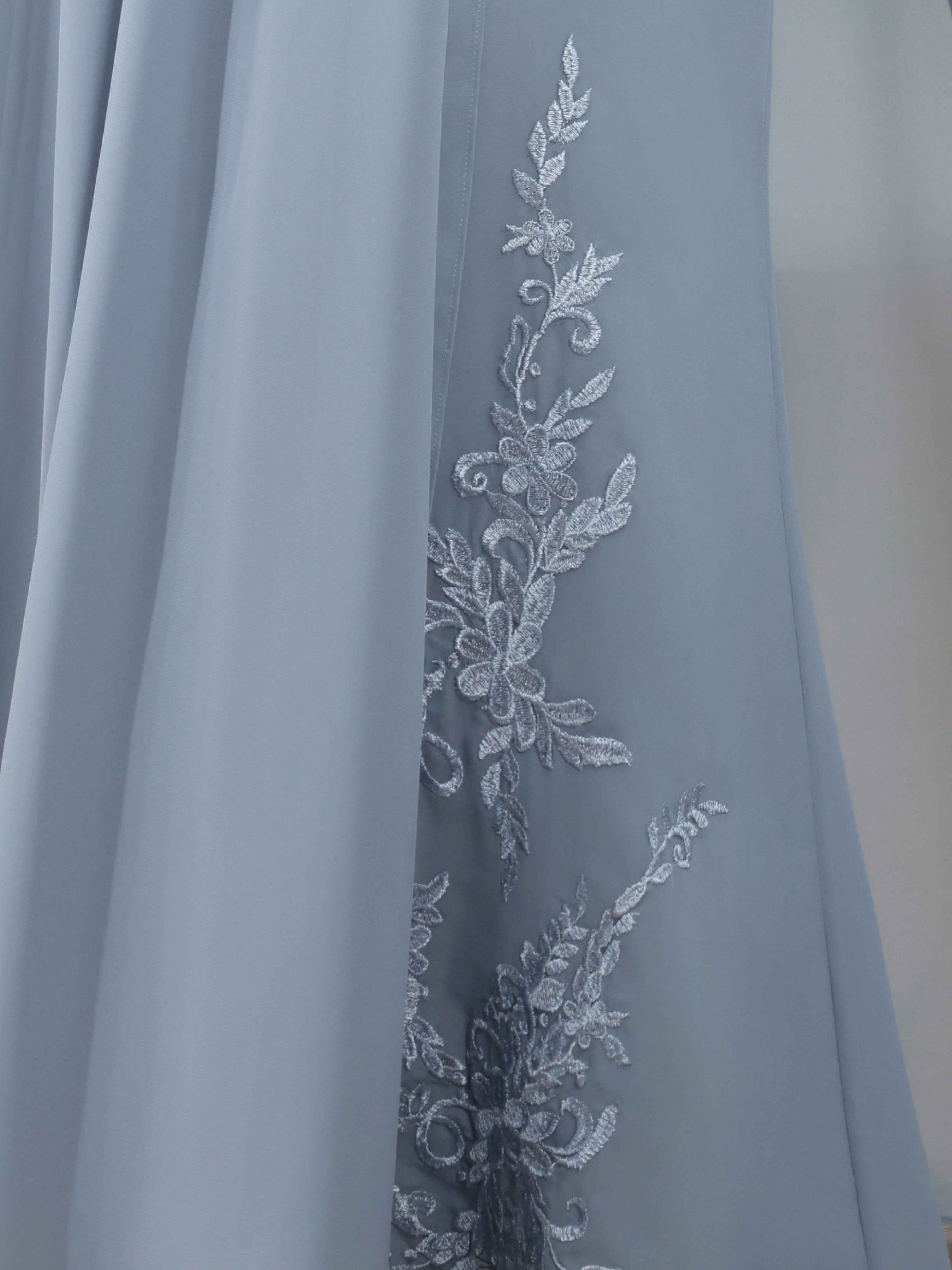 Jenevieve Graceful A-Line Pleated Lace Chiffon Mother of The Bride Dresses