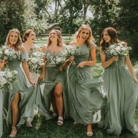 sage green bridesmaid dresses