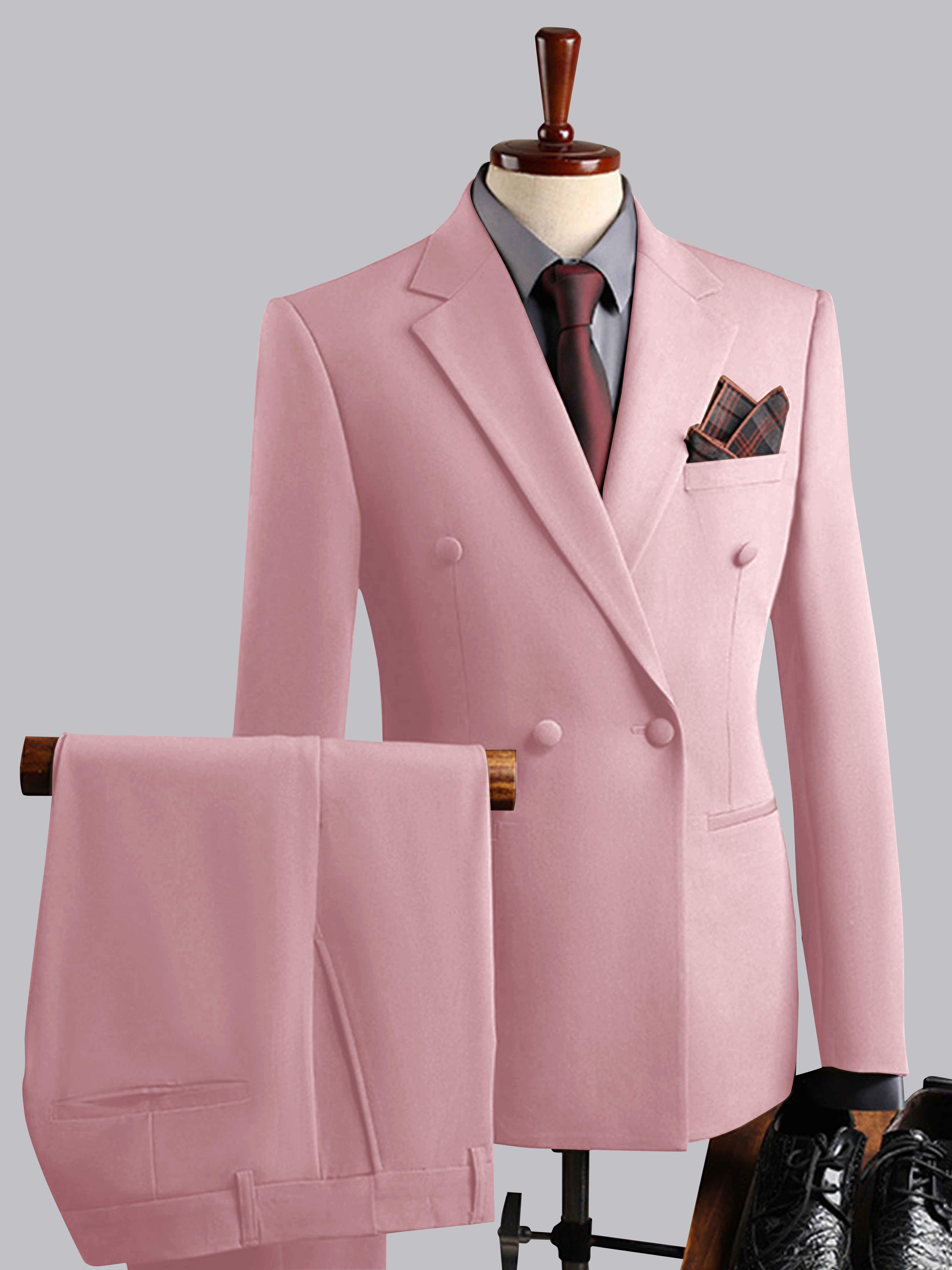 Elegant Men's Double Breasted 3 Pieces Wedding Suits