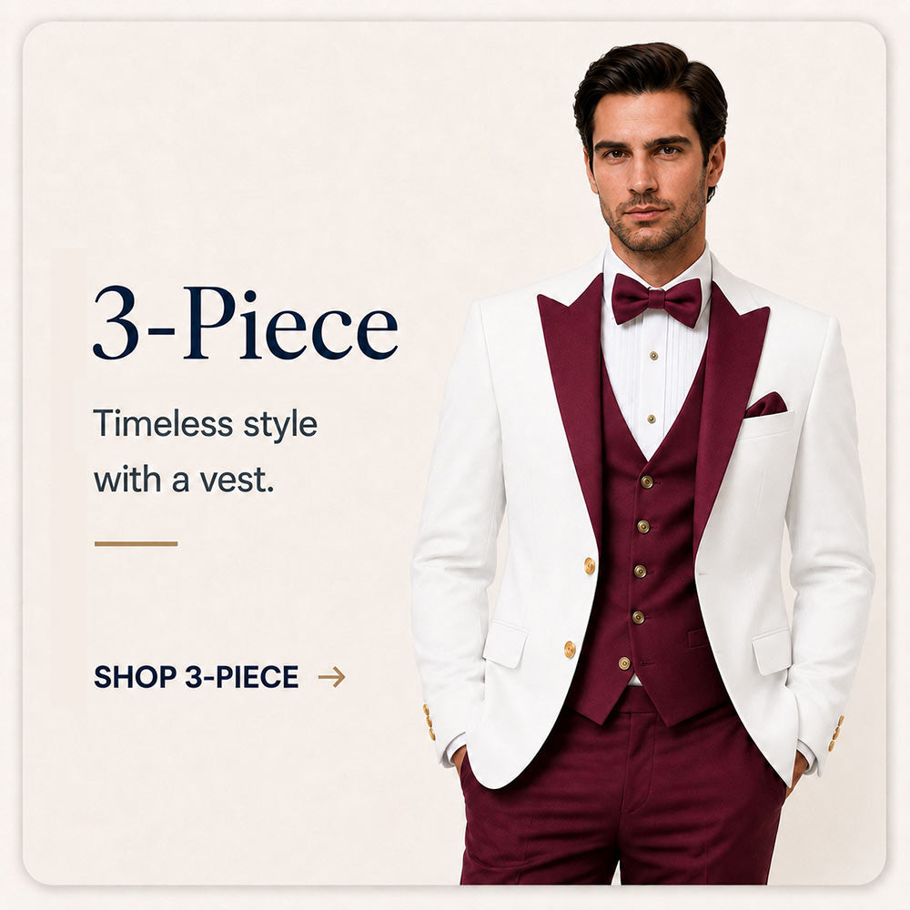 pomuyoo 3-piece men suits