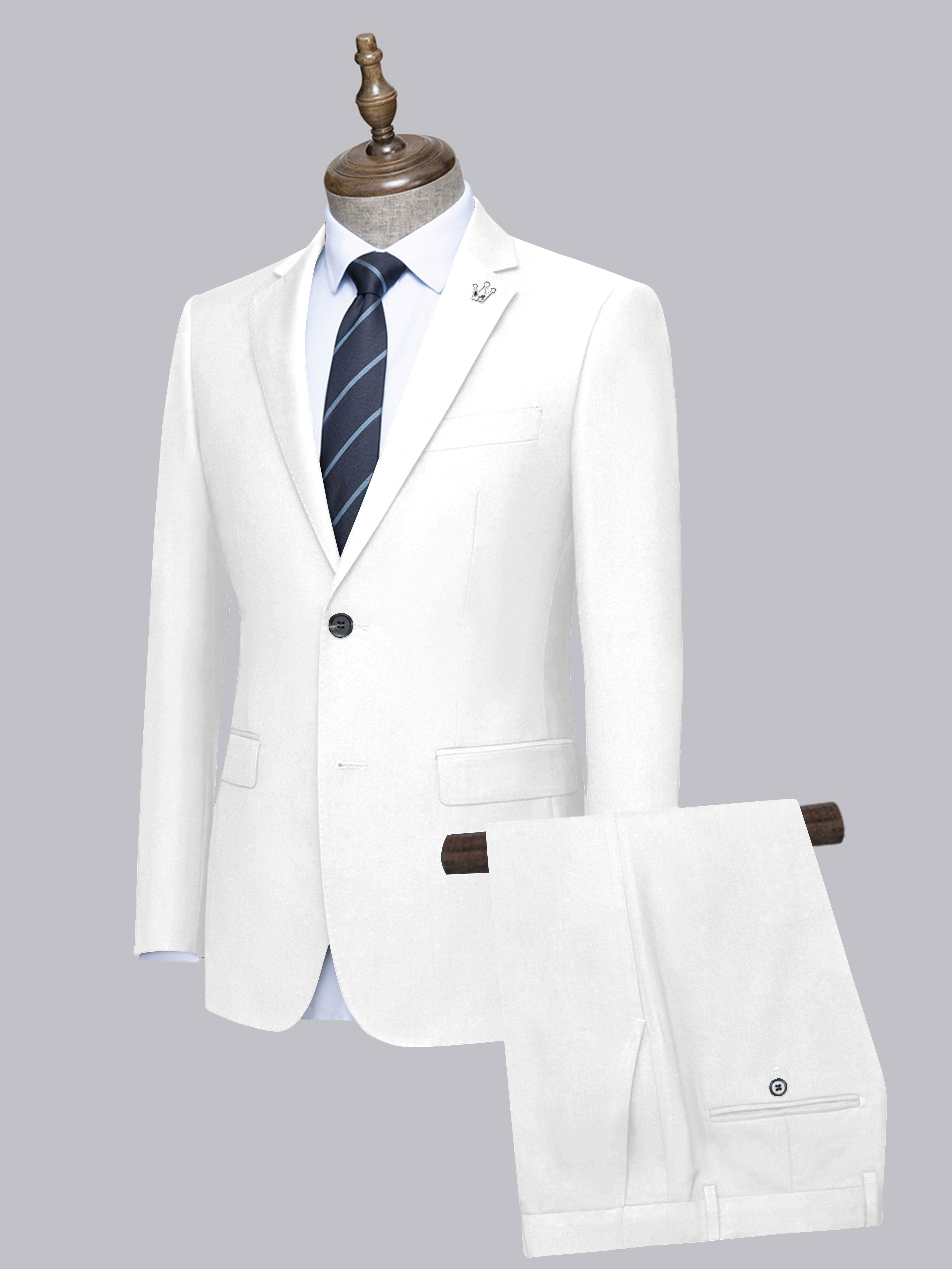 Men's Slim Fit Two-Buttons 2 Pieces Wedding Suits
