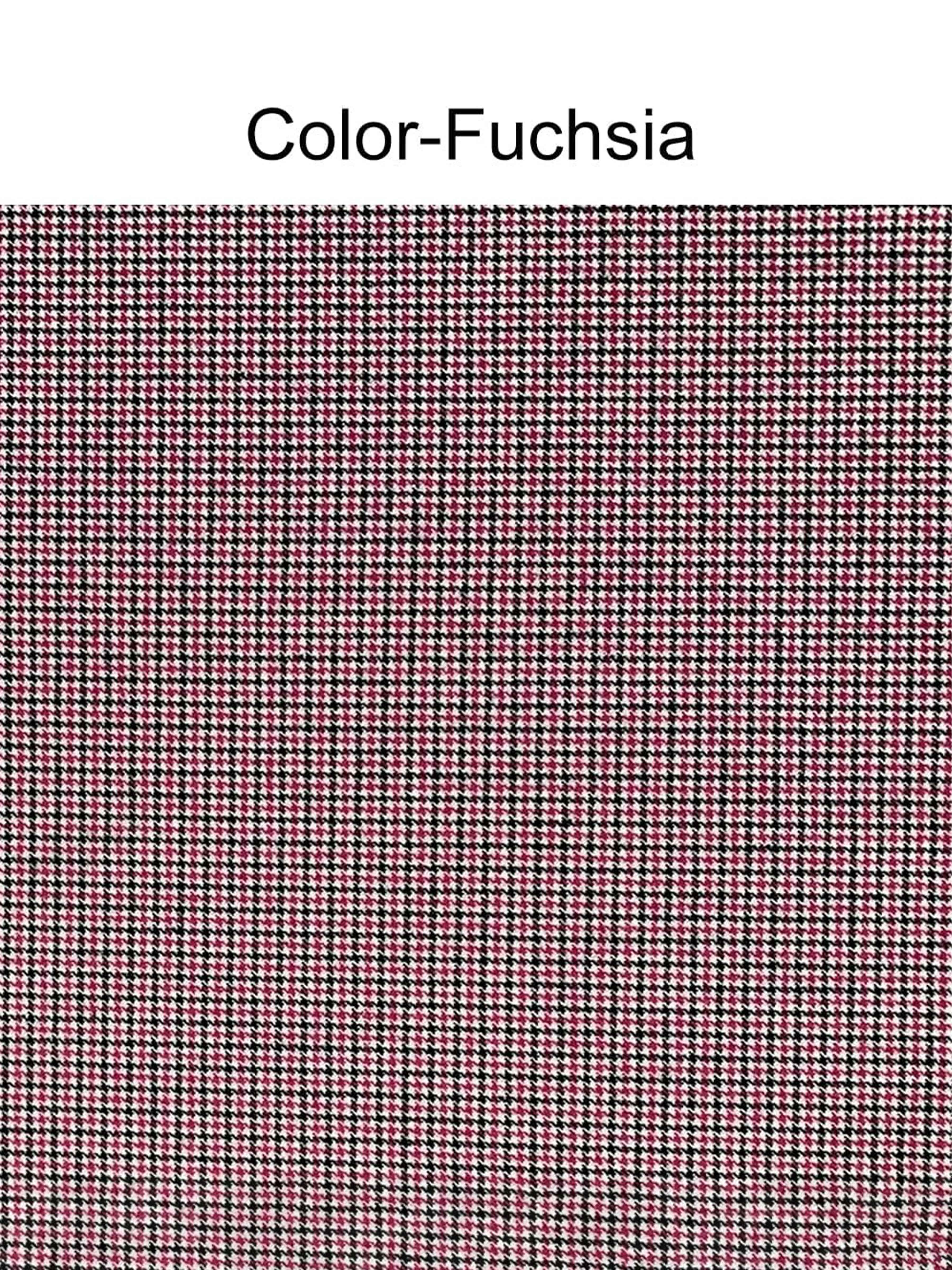 3 Pieces Men's Houndstooth Notch Lapel Two Buttons Suit