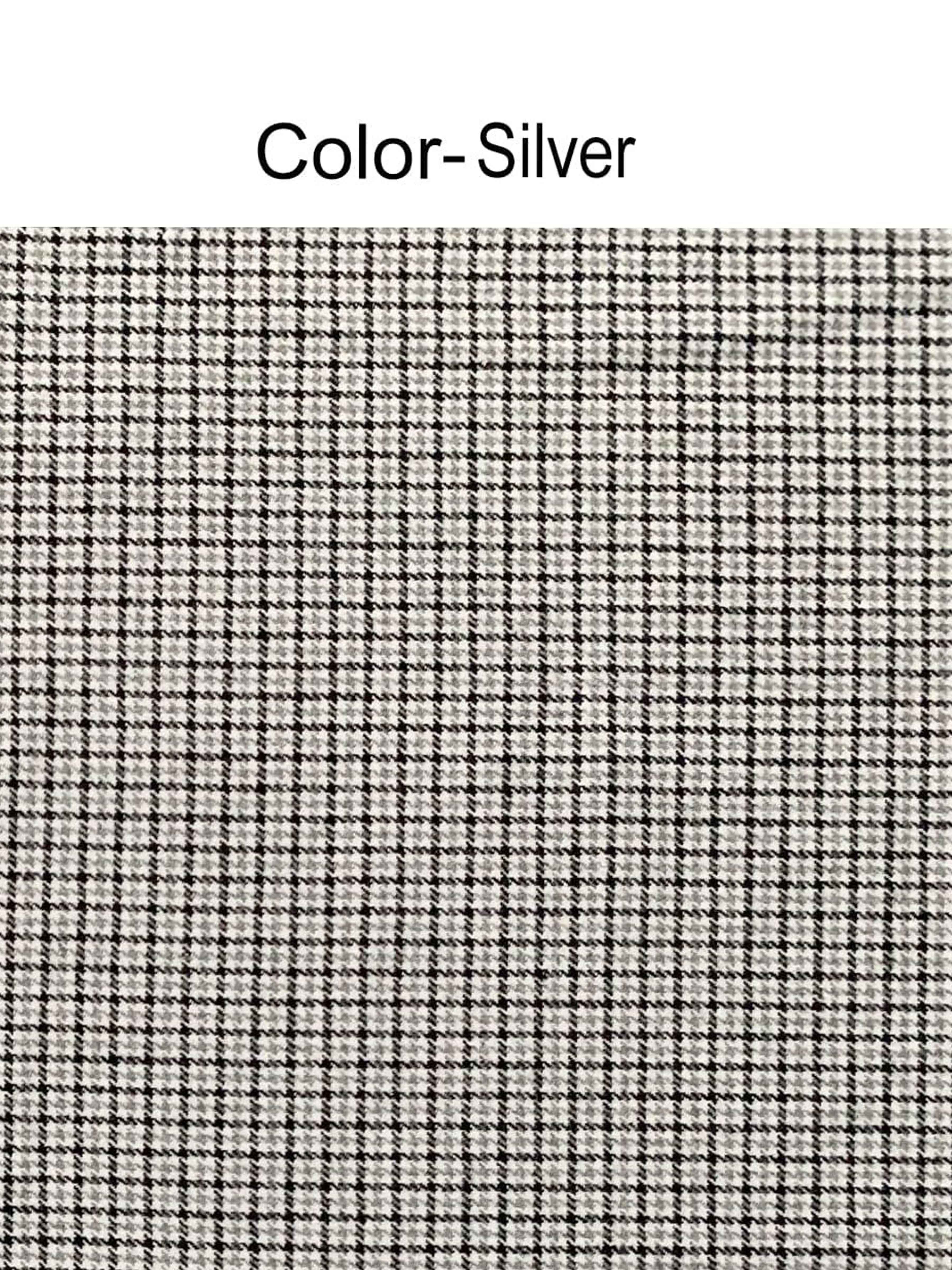 3 Pieces Men's Houndstooth Notch Lapel Two Buttons Suit