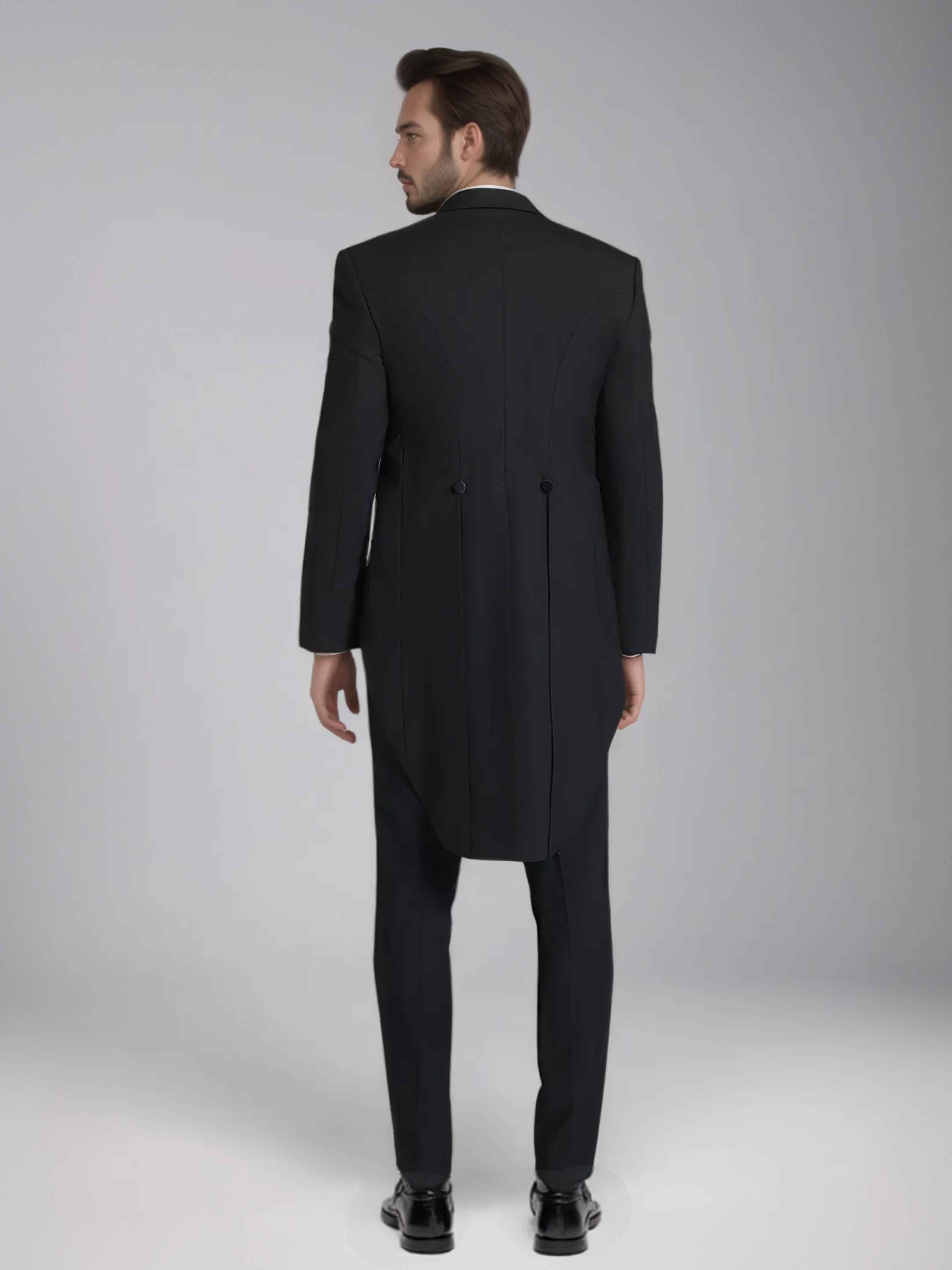 Timeless Peak Lapel Men's 3 Pieces Suit for Wedding & Prom