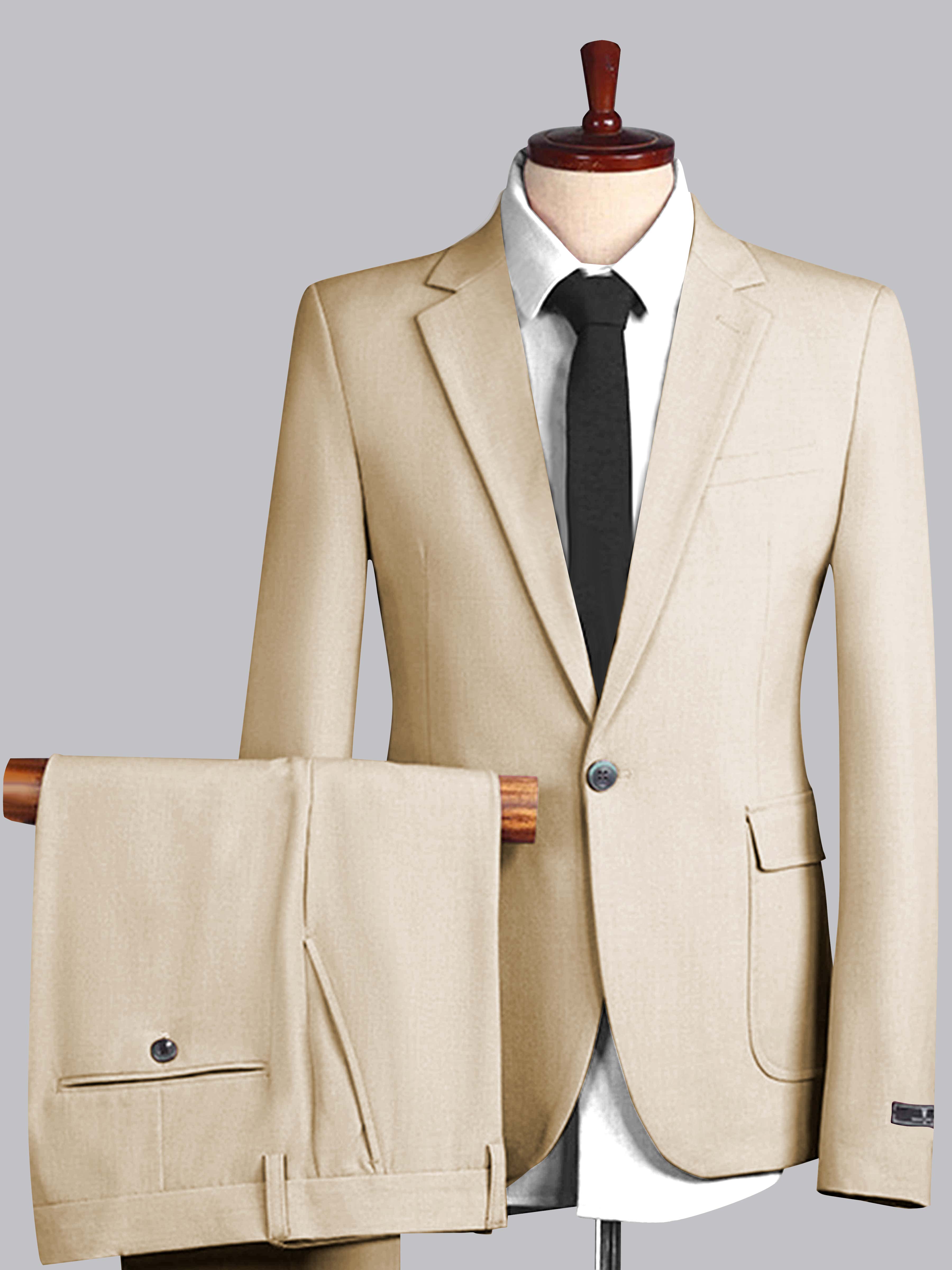 Men's Slim Fit One Button 2 Pieces Wedding Suits