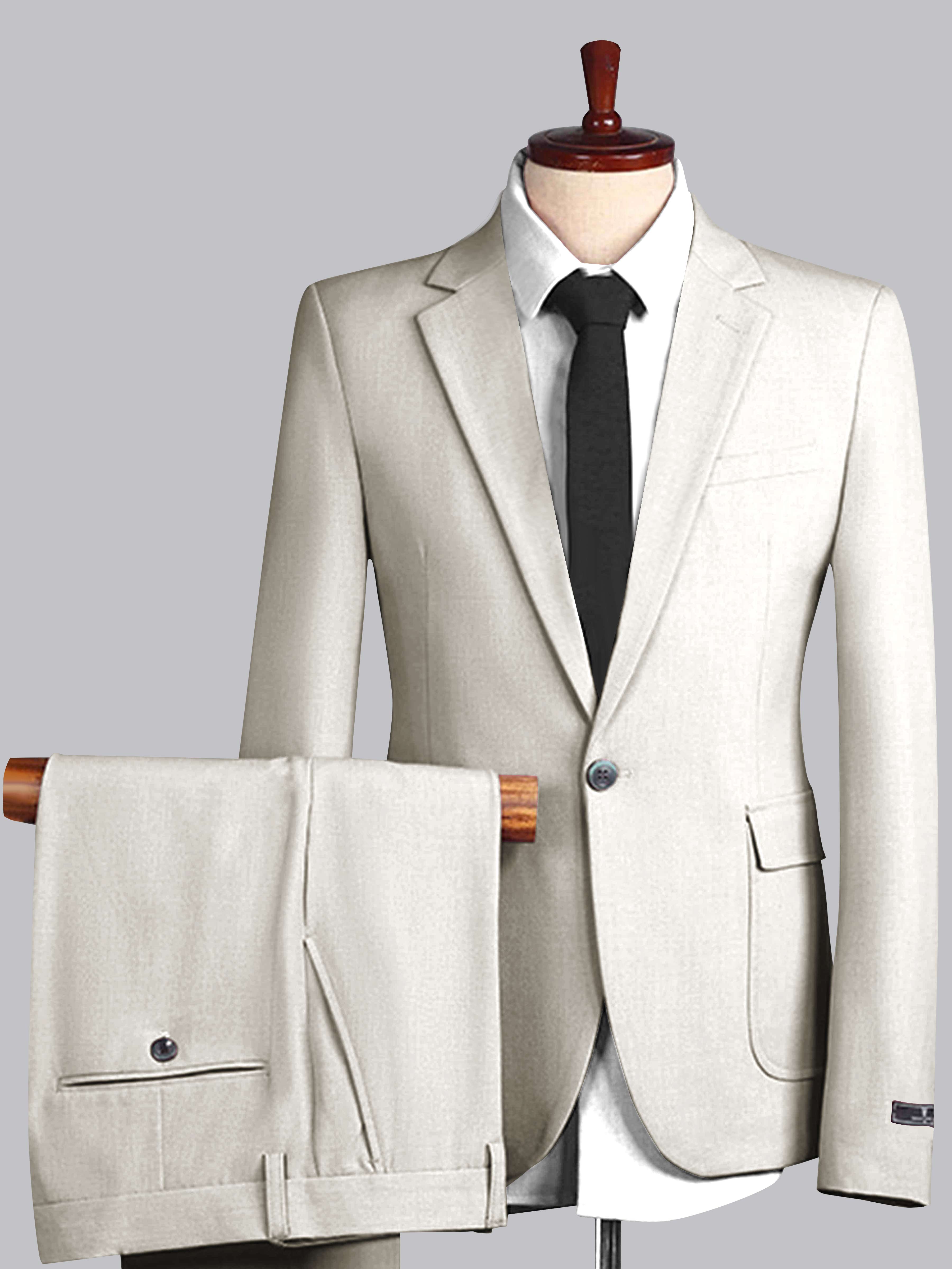 Men's Slim Fit One Button 2 Pieces Wedding Suits