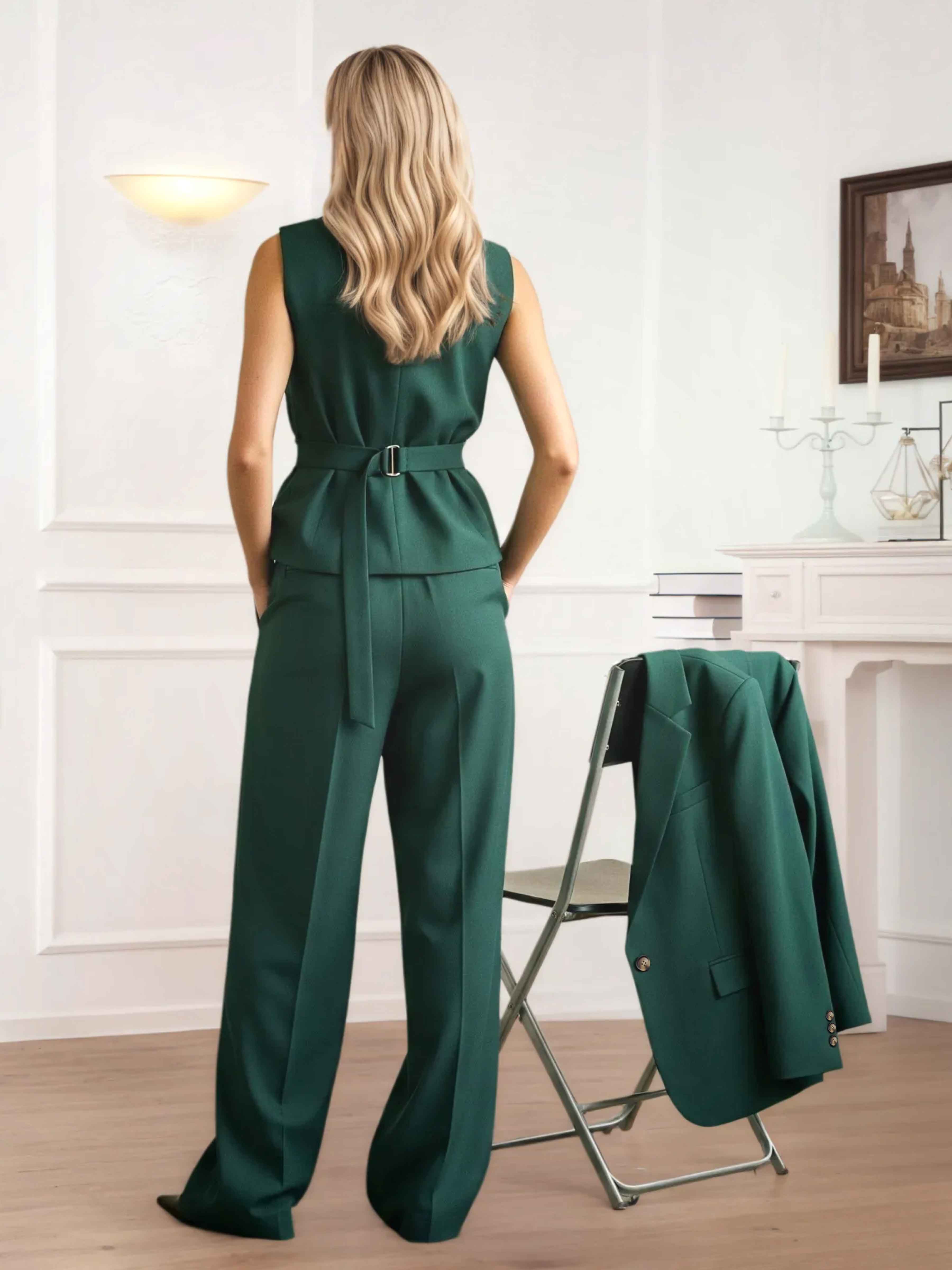 Trendy Women's 3 Pieces Business Casual Suits