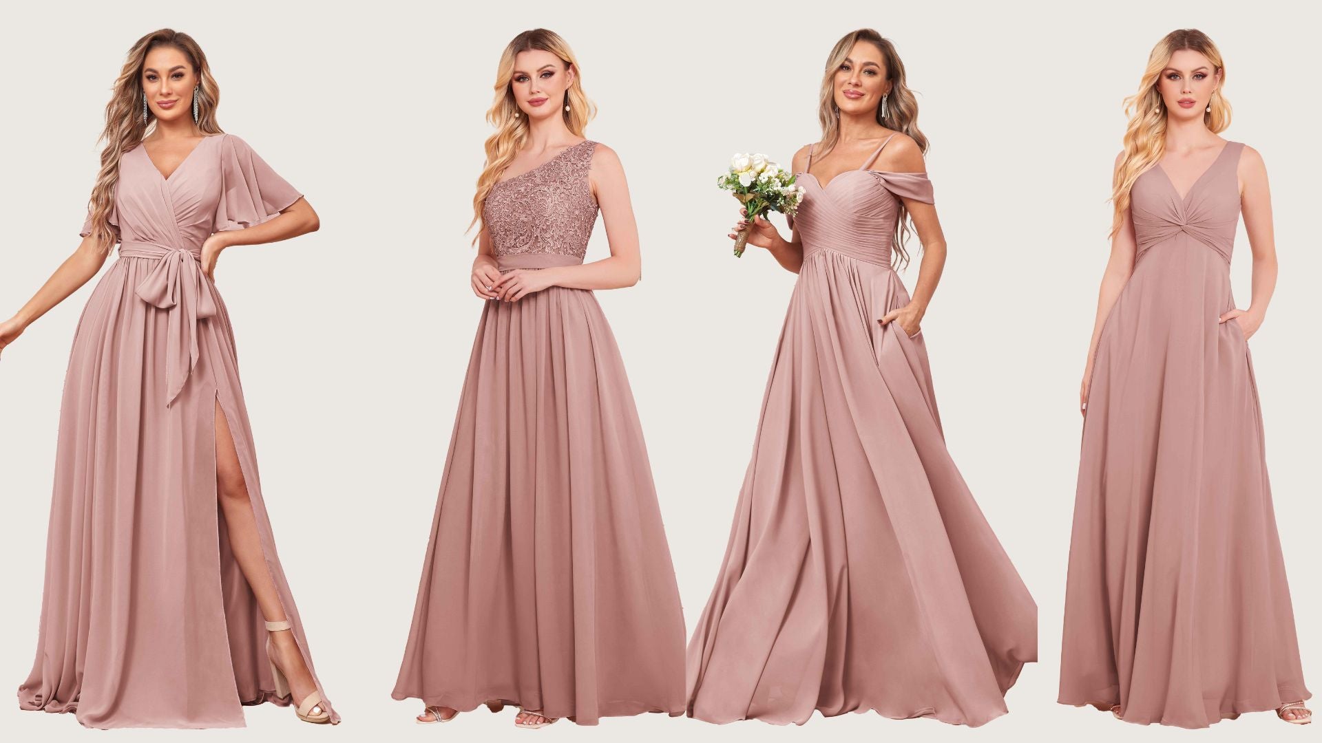 Why Choose Dusty Rose Bridesmaid Dresses?