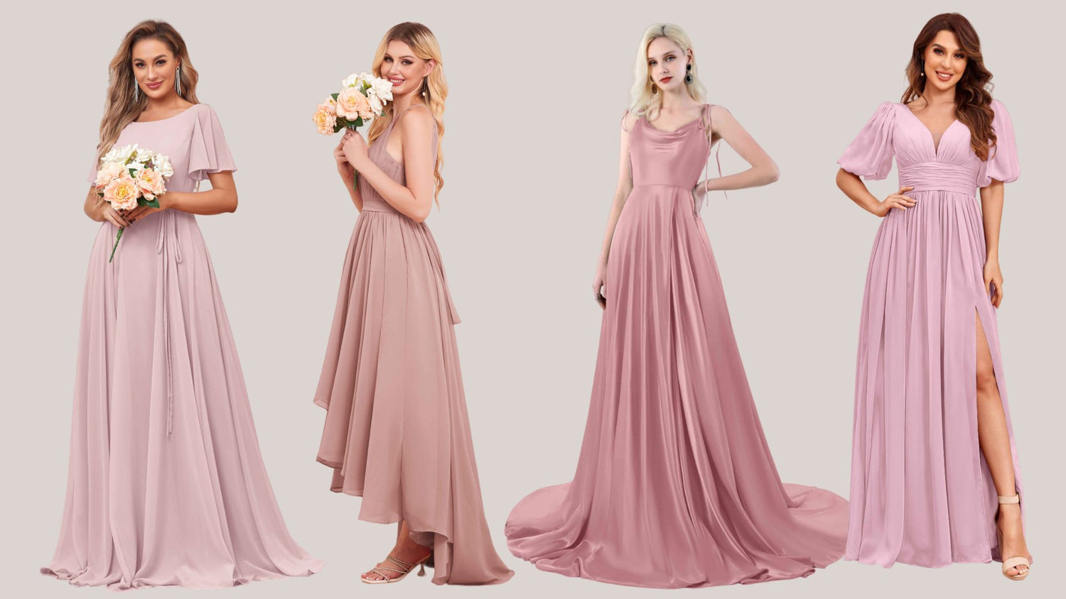 Crafting the Perfect Look: Seasonal Pink Bridesmaid Dresses