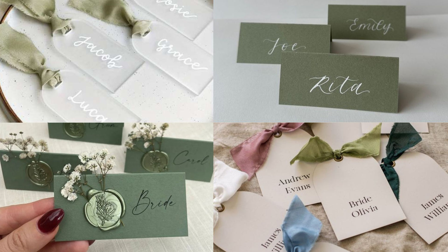 DIY Wedding Name Cards: Adding a Personal Touch to Your Big Day