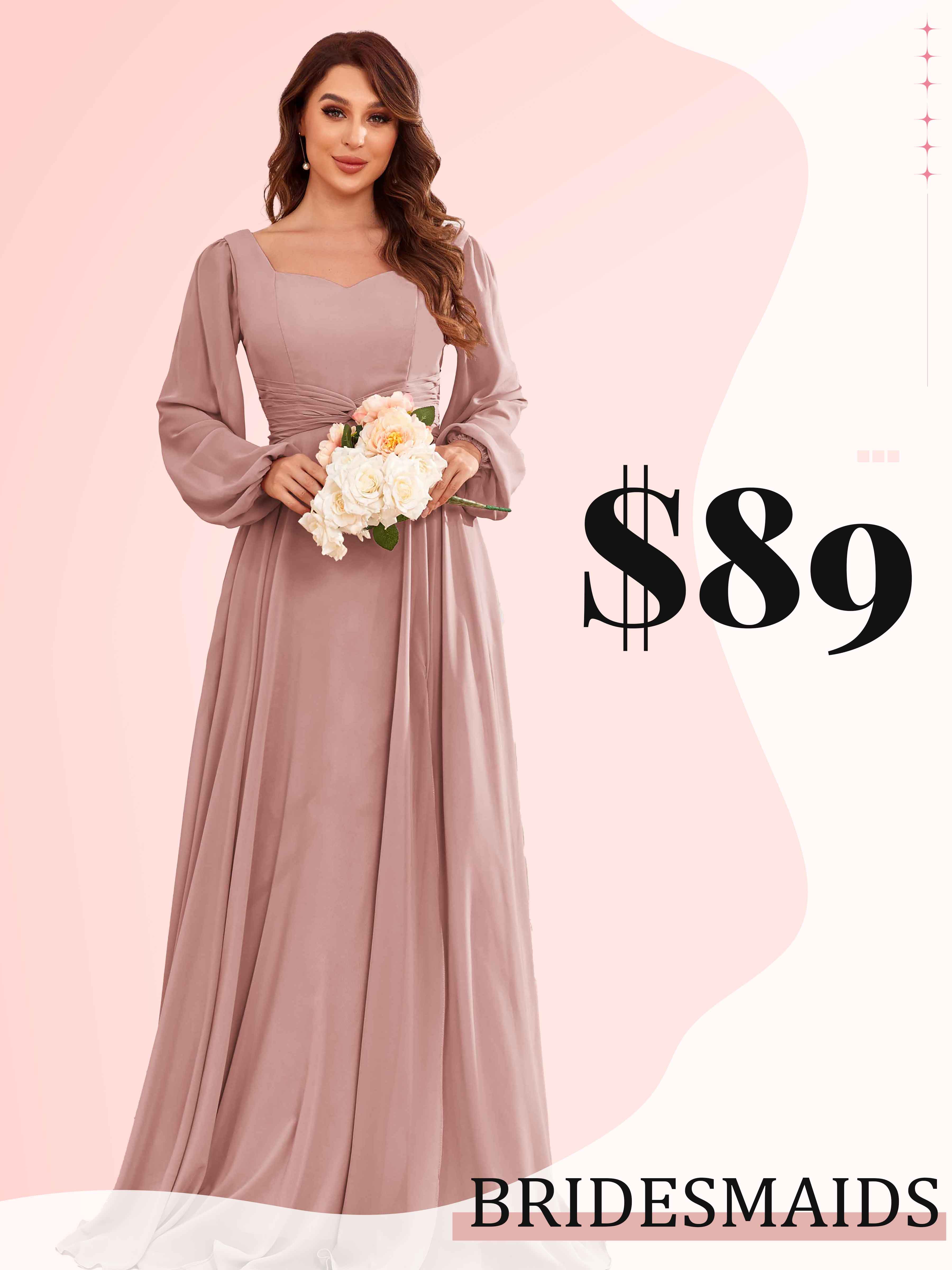 Bridesmaid Dresses for Only $89