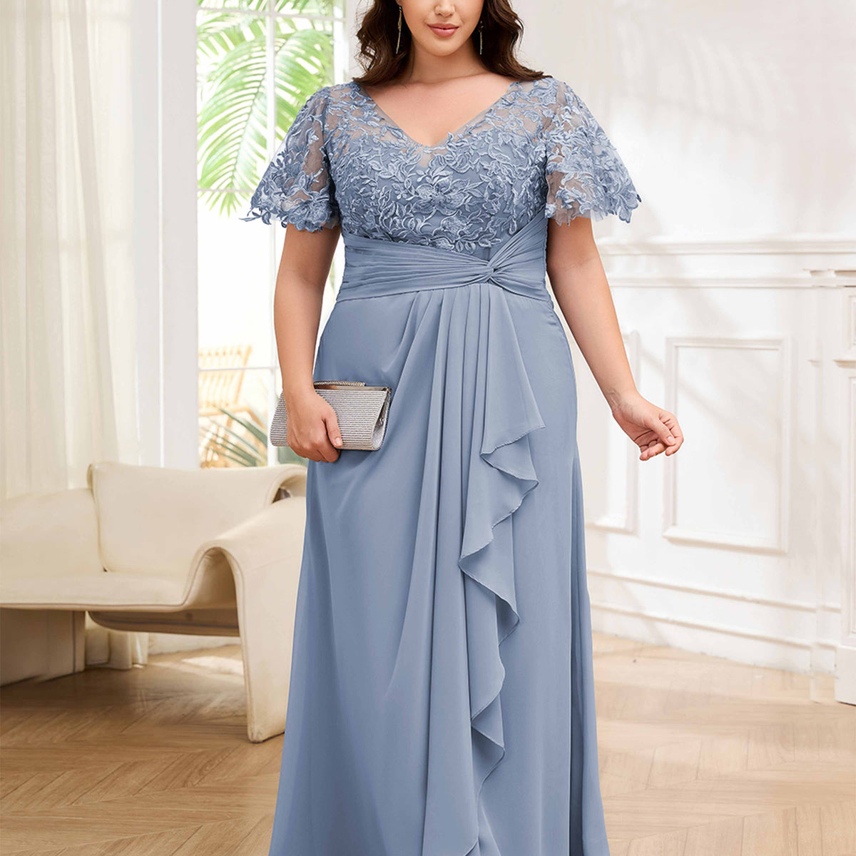 Mother Bride Dresses Davids Bridal Plus Size Gowns LaDivine C148C