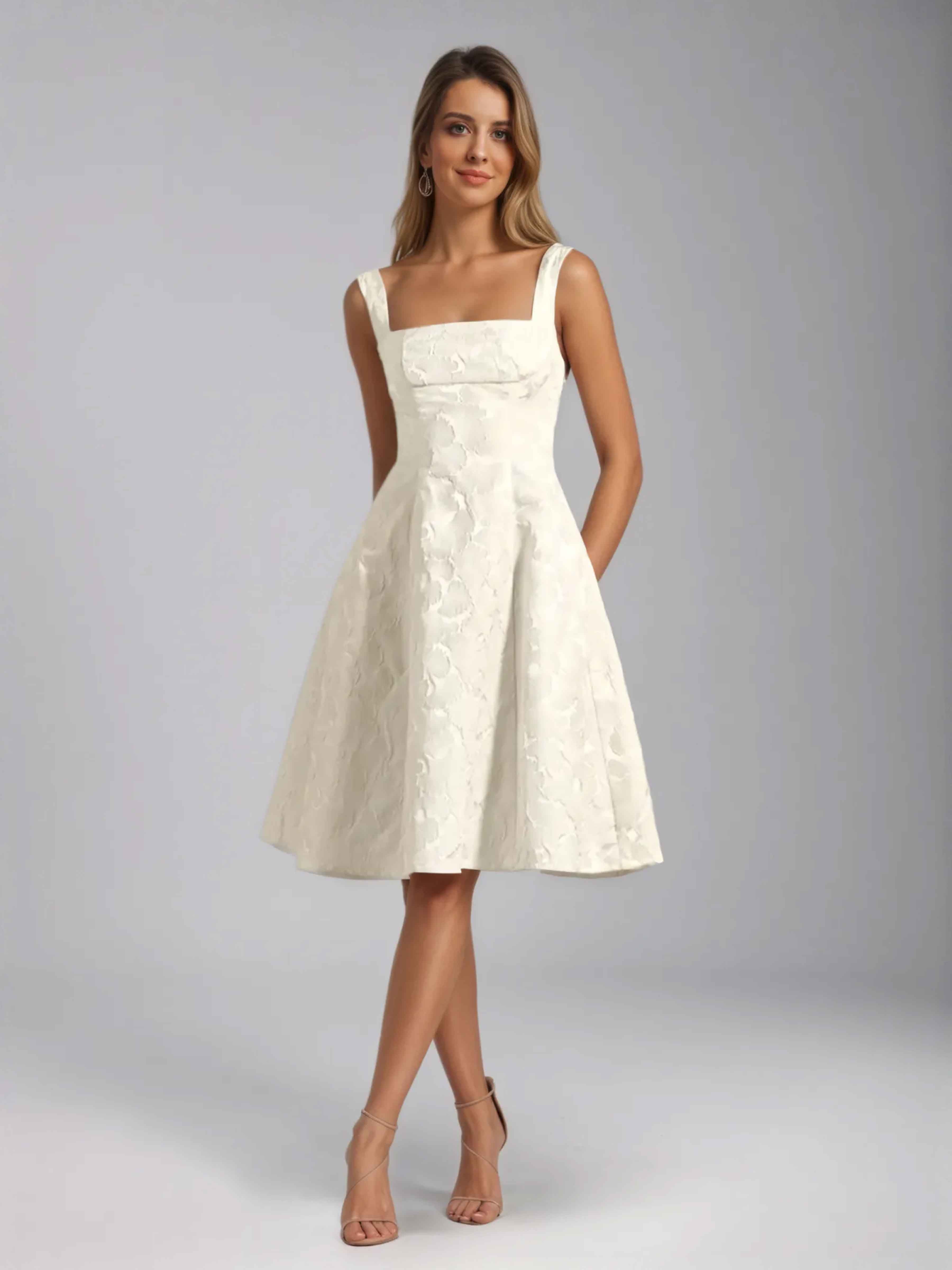 Iraelvanna Charming Square A-Line Knee Length Party Dresses