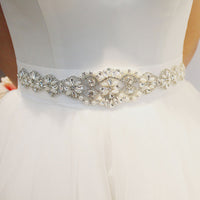 Trendy Wedding Belt with Rhinestones