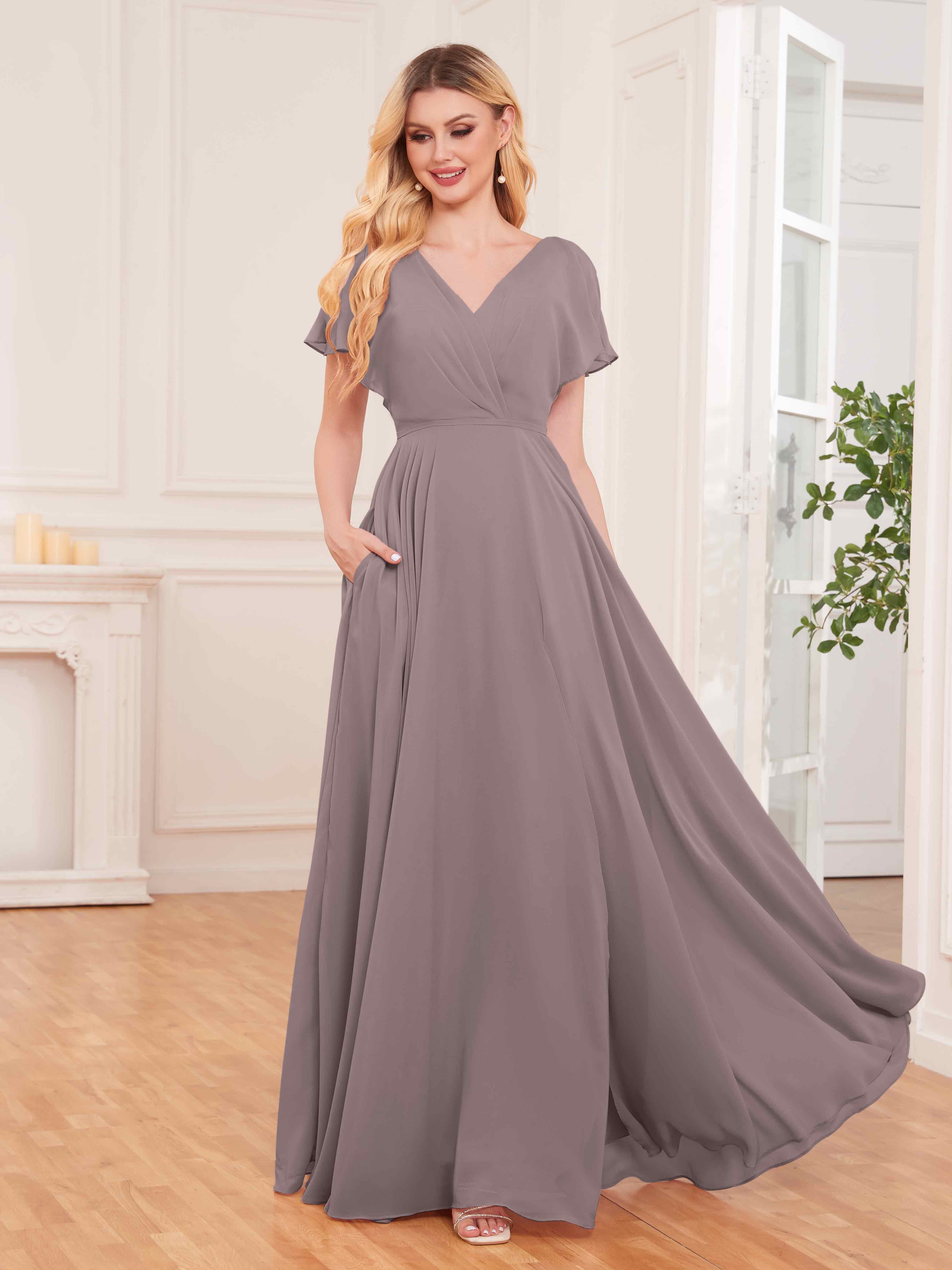 Wisteria Colored Bridesmaid Dresses