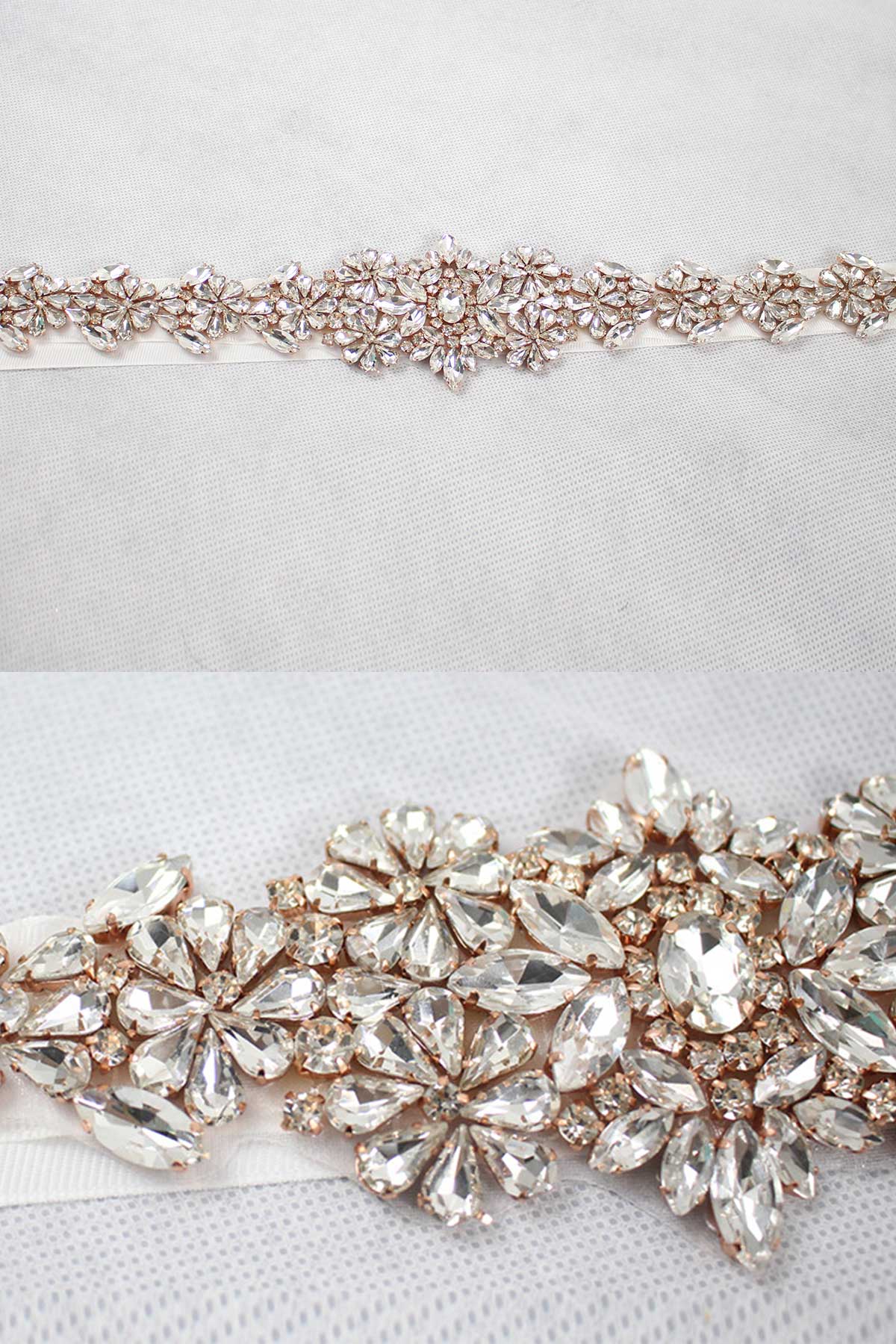 Timeless Wedding Belt with Rhinestones