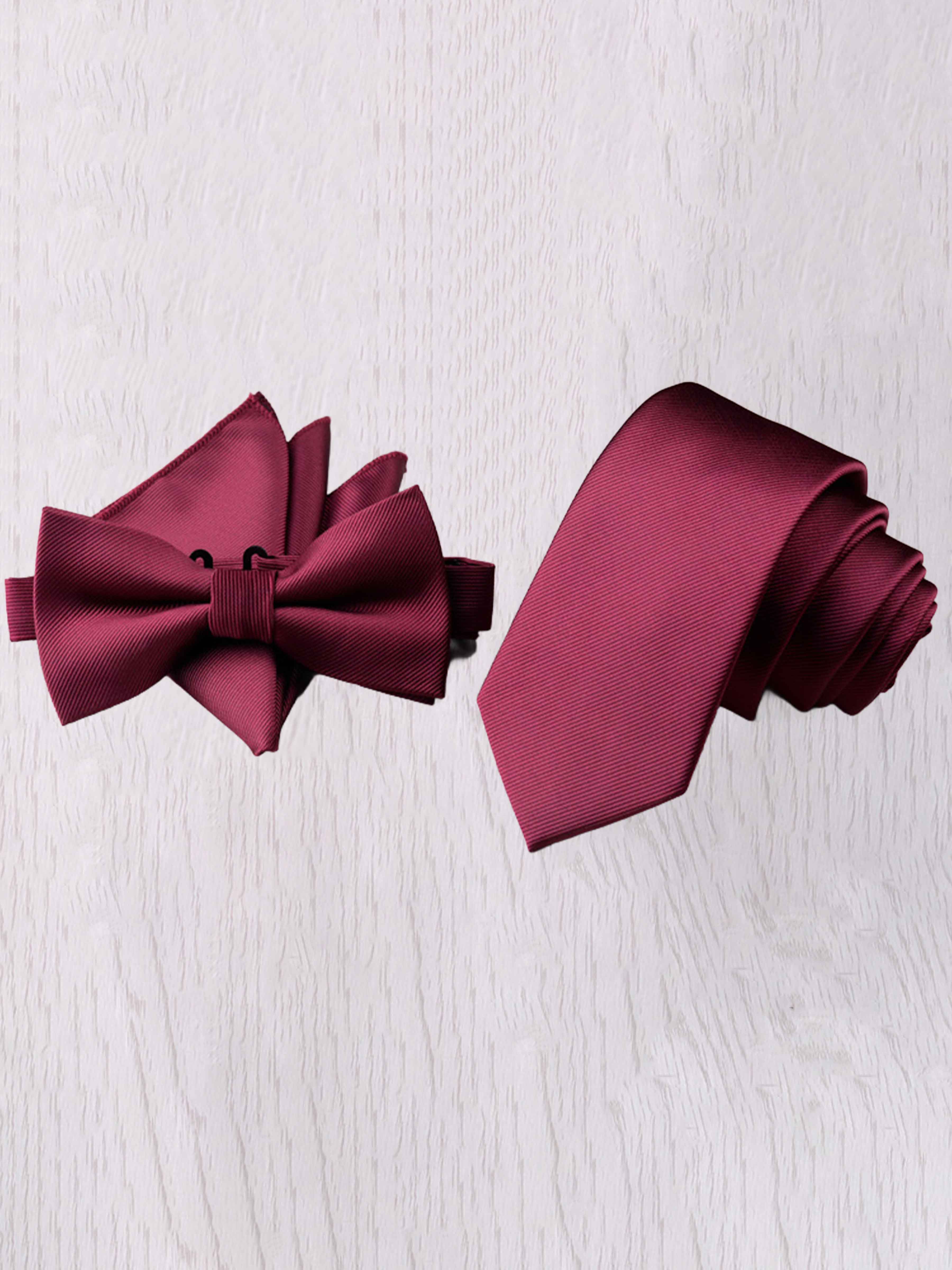 Classic Men's Modern Satin Tie Sets