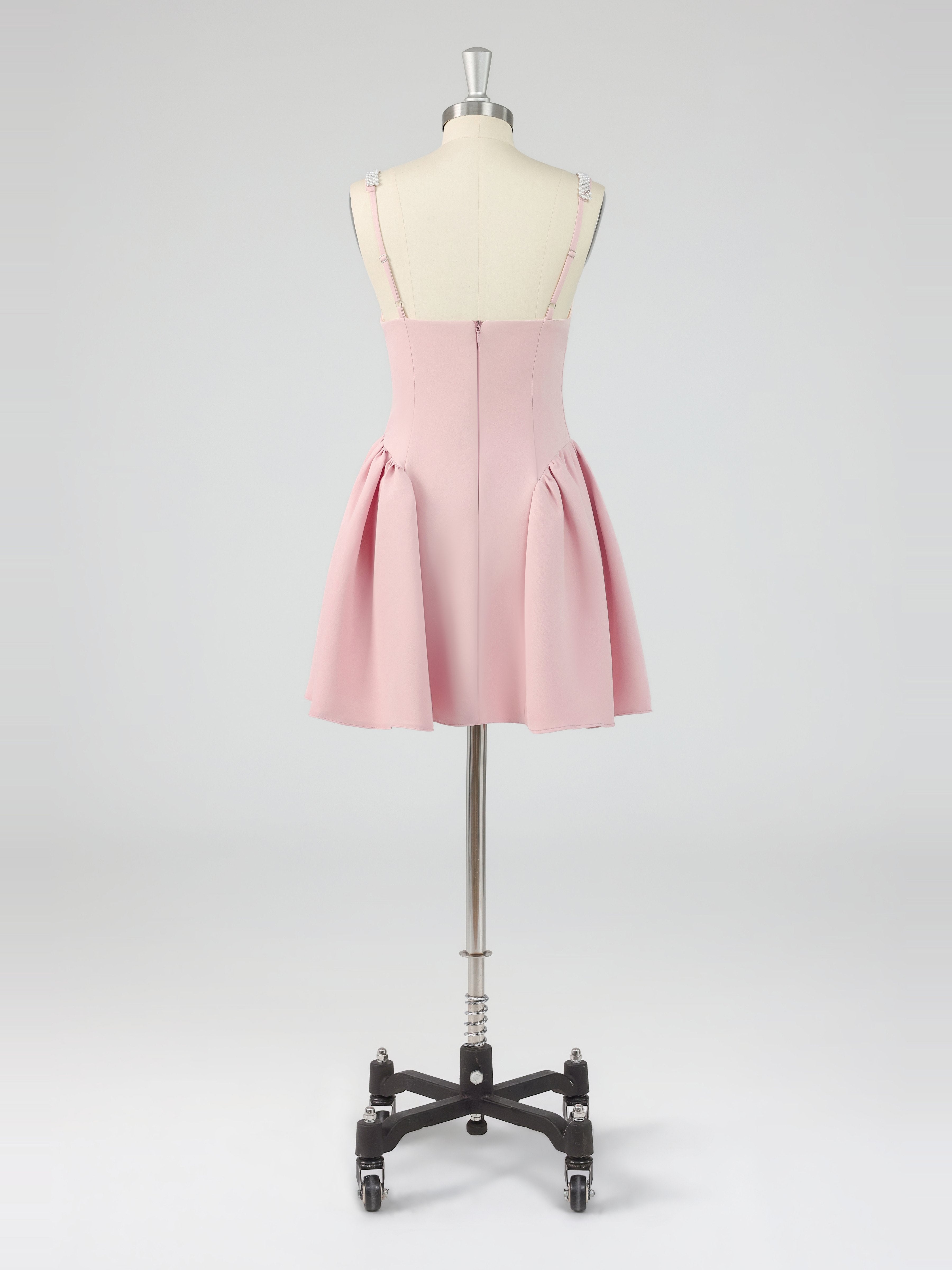 Cute Square Neck A-Line Mini Homecoming Dresses