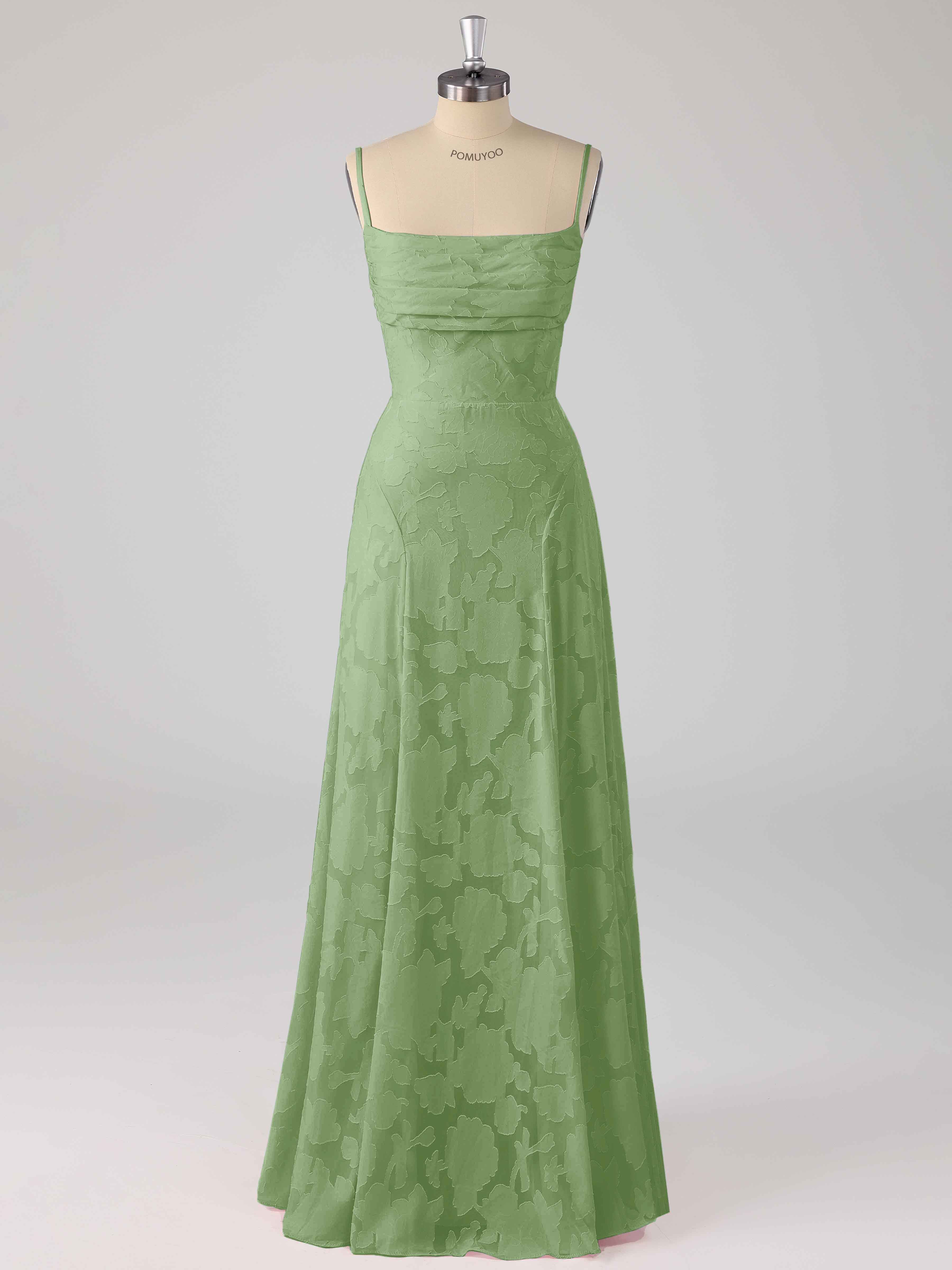 Stylish Cowl Backless Long Floral Lace Occasion Dresses