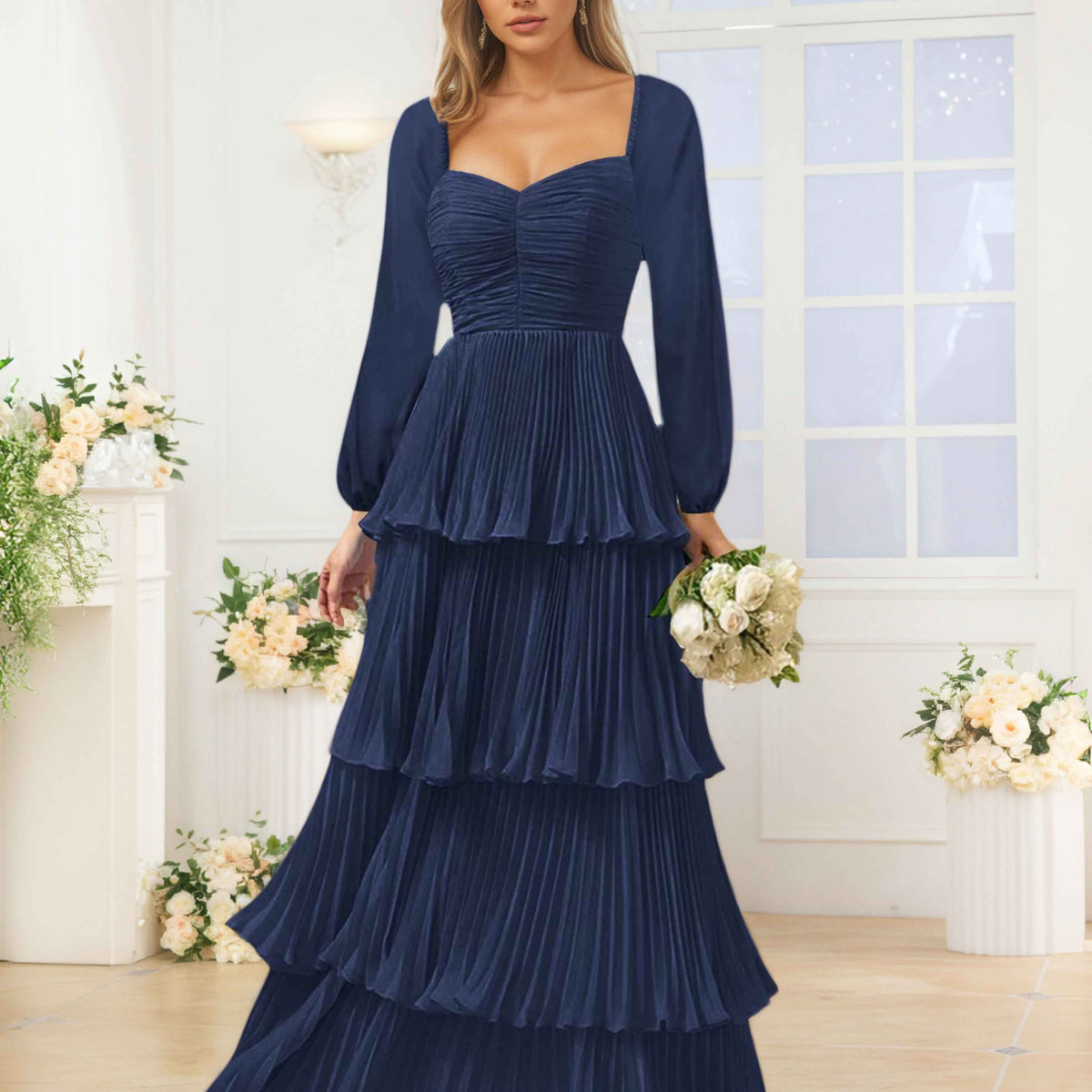 halter neck summer dress Elegant Floral Multicolor Satin Maxi - Perfect for S – CANARY HOUZE COLOR:Green/Gold CURVE-PROM line silhouette offers easy Christmas present party costumes!