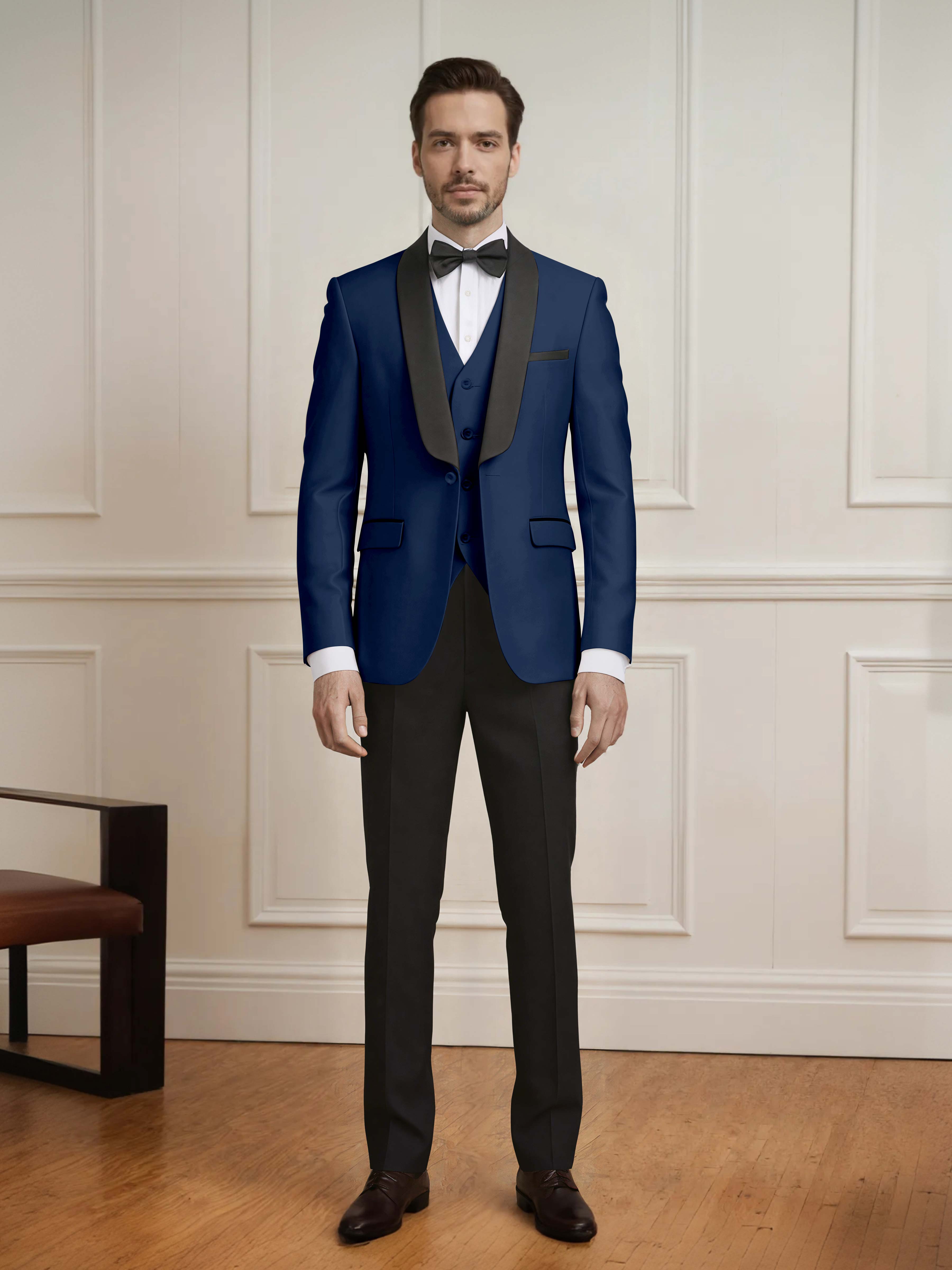 Exquisite Men's One Button 3 Pieces Formal Guest Suits