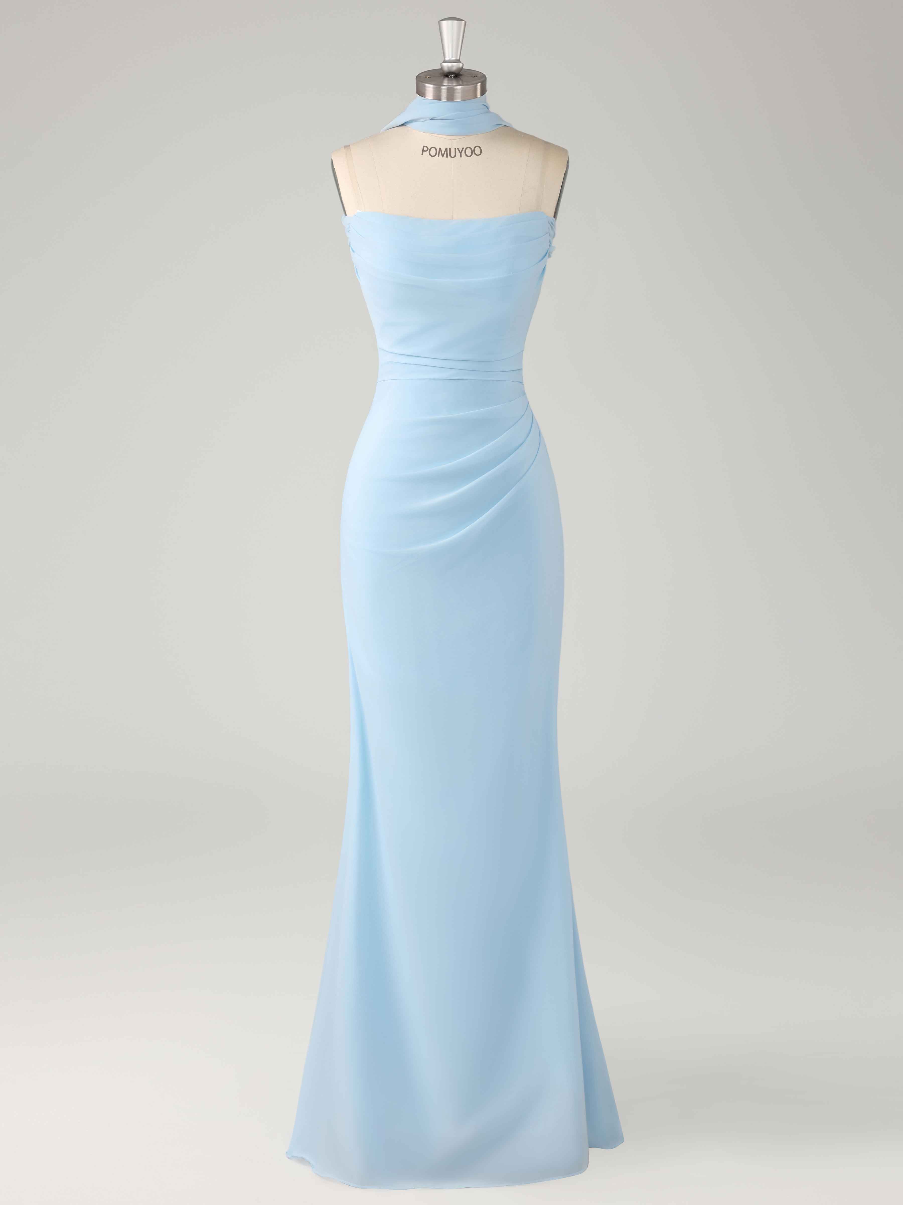 Jessamine Gorgeous Mermaid Strapless Multiway Long Chiffon Formal Dresses