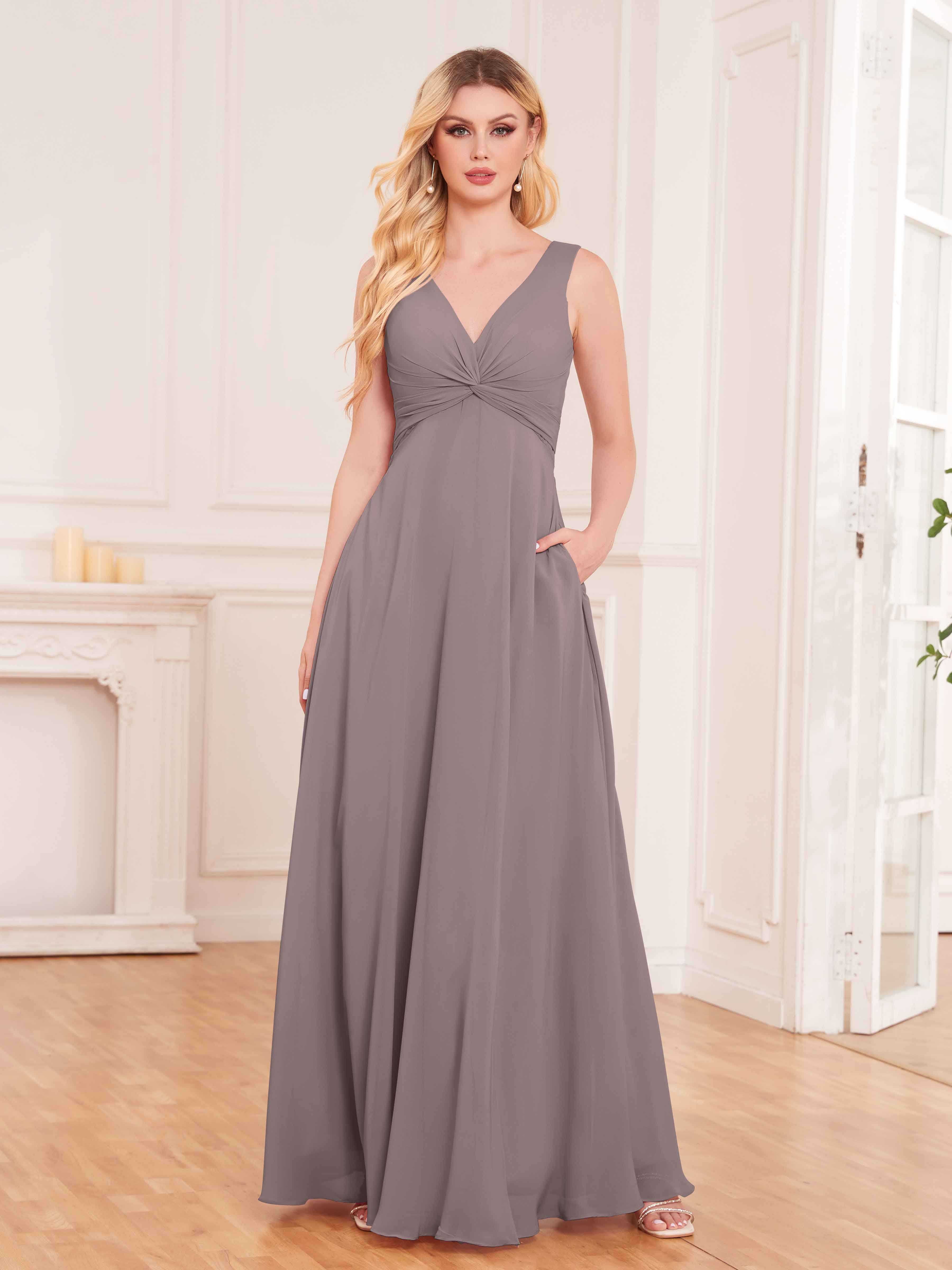 Wisteria Colored Bridesmaid Dresses